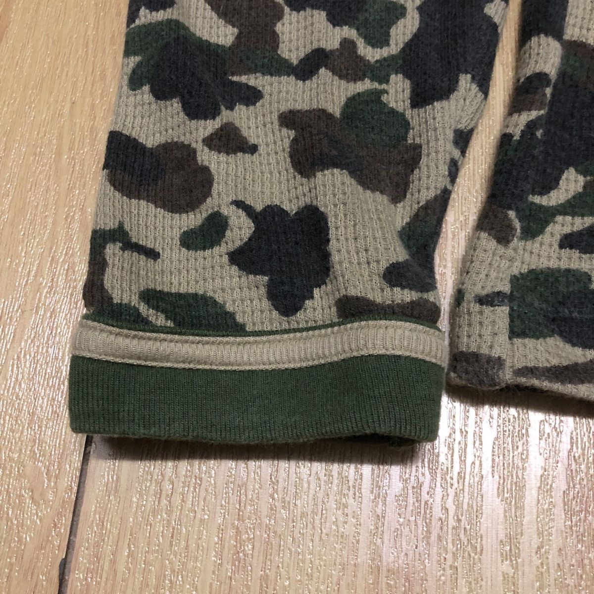 Bape 1st Camo Thermal Long Sleeve Tee Size US S / EU 44-46 / 1 - 7 Thumbnail