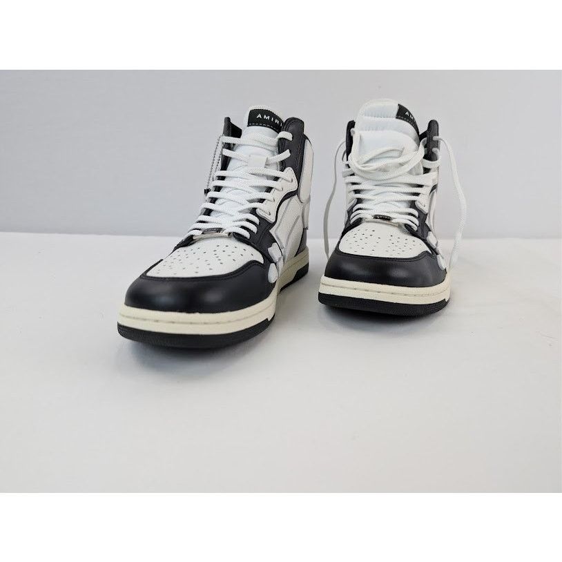 Amiri o1rshd1 Skel Hi Top Sneaker in Black / White Size US 11 / EU 44 - 8 Thumbnail