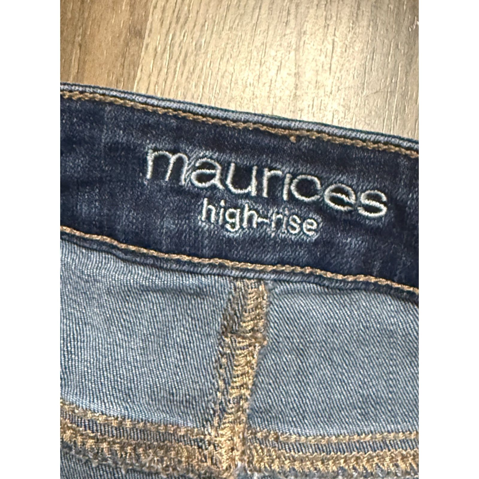 Vintage Maurices Jeans Women Skinny High Rise Denim Blue Medium Wash 4 Regular 5-Pocket Design-N/A? Size 27" / US 4 / IT 40 - 4 Thumbnail