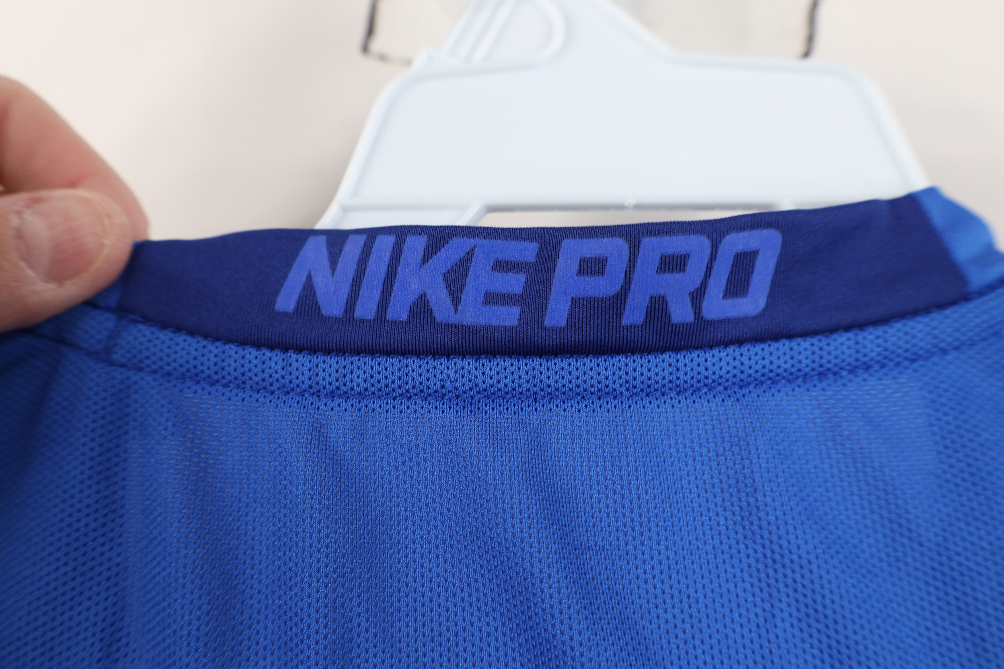 Nike Nike Pro Combat Training Short Sleeve T-Shirt Blue Size US M / EU 48-50 / 2 - 12 Thumbnail