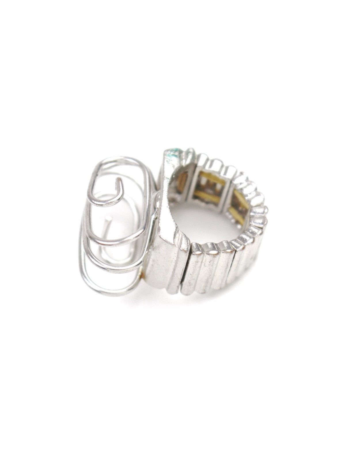 Hysteric Glamour 2000S JAPANESE MADE INDUSTRIAL PAPERCLIP ELASTIC RING Size ONE SIZE - 2 Thumbnail