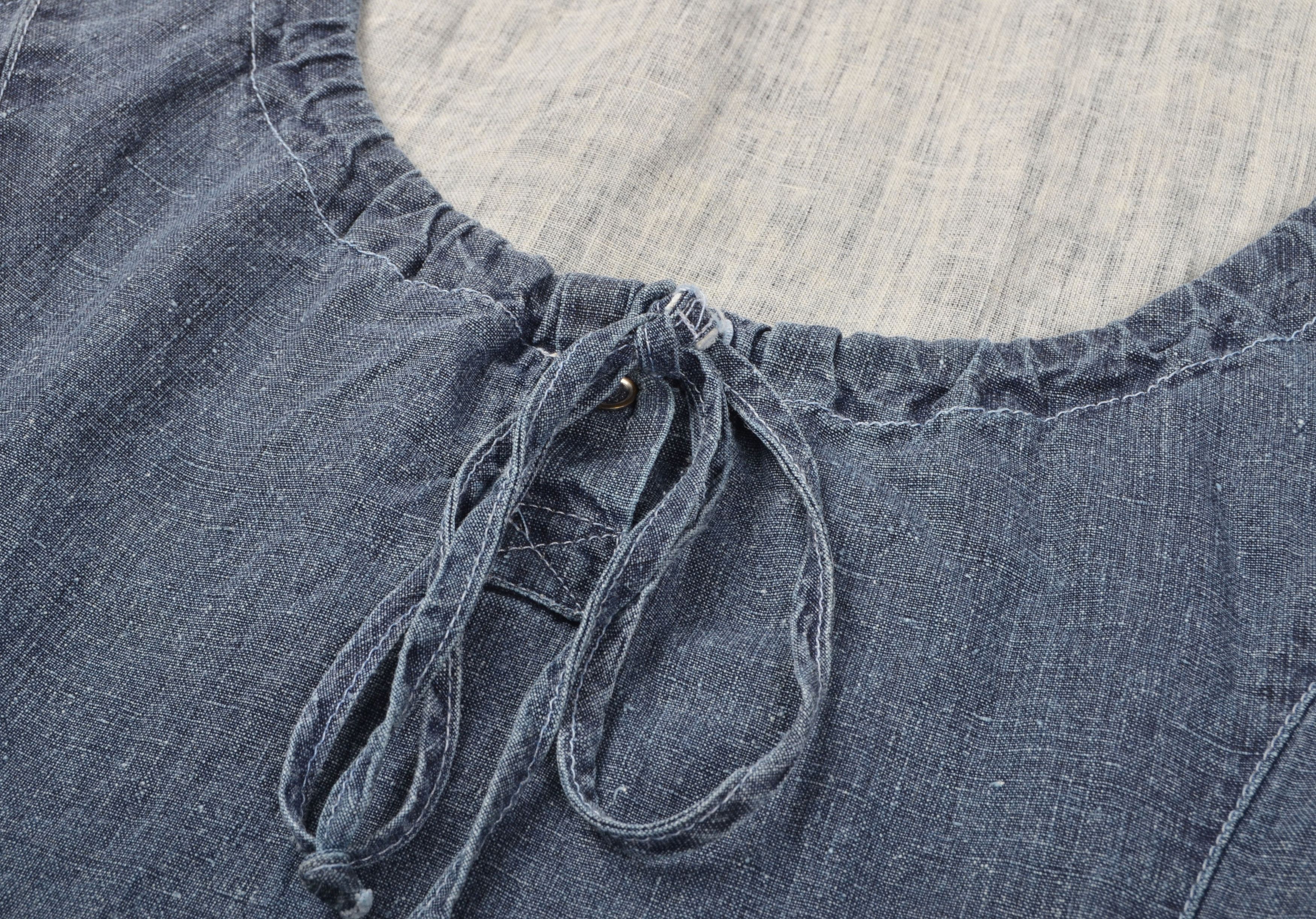 Giorgio Armani Vintage Armani Jeans 90's Cottagecore Blue Dress Size M / US 6-8 / IT 42-44 - 8 Thumbnail