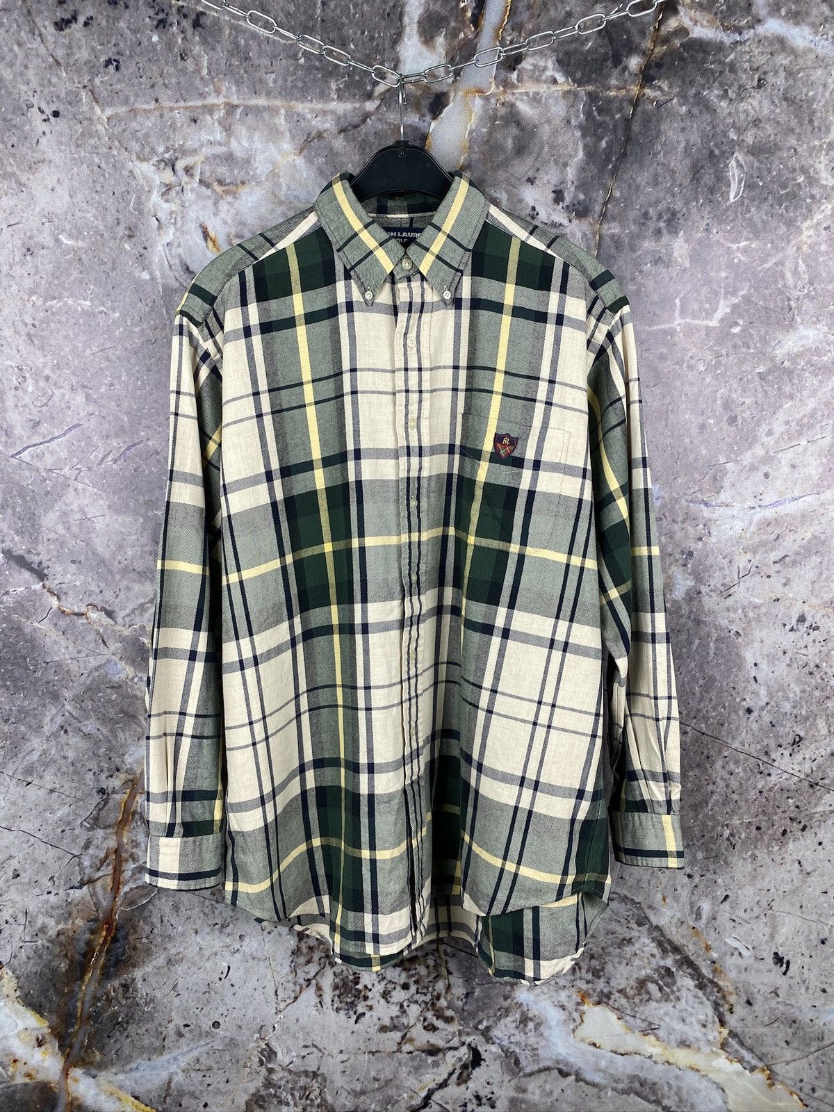RLX Ralph Lauren Men’s Ralph Lauren Golf Shirt Long Sleeve Button Up Size L Size US L / EU 52-54 / 3 - 1 Thumbnail