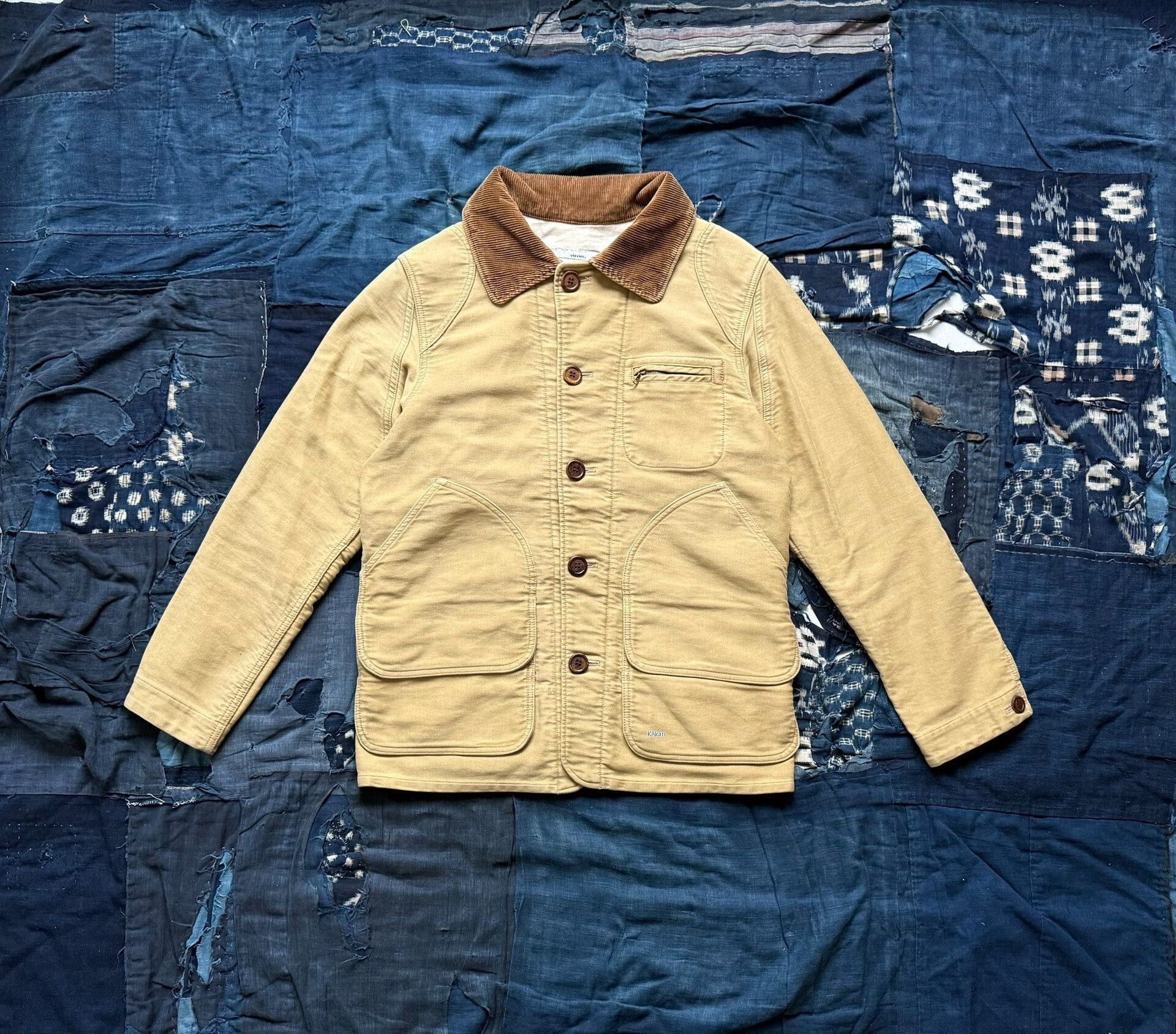 Visvim VISVIM 13AW MINIE HUNTING JKT DMGD MOLESKIN Size US XXS / EU 40 - 1 Thumbnail