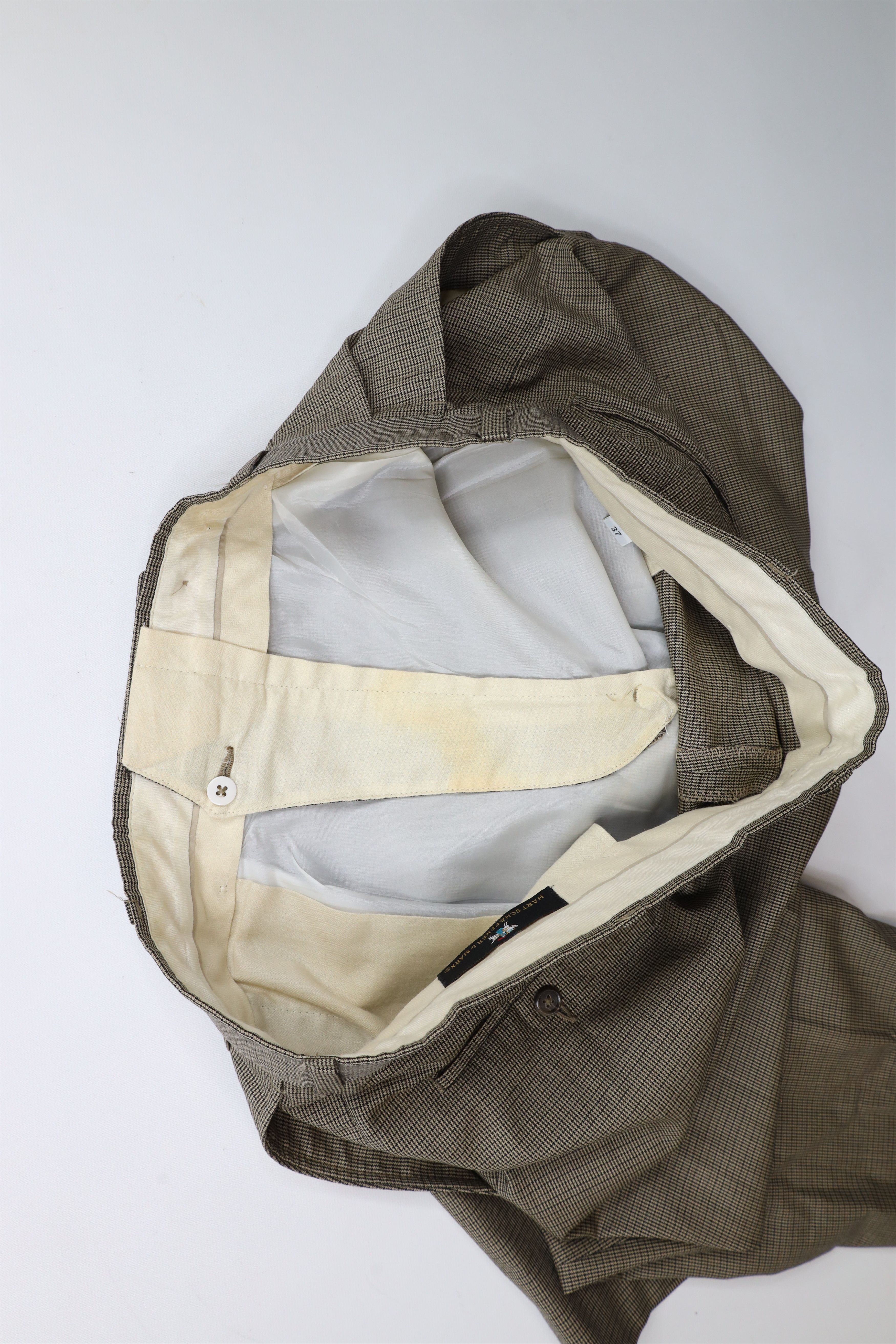 Vintage Vintage 90s Streetwear Pleated Wide Leg Chino Pants Size US 37 - 10 Thumbnail