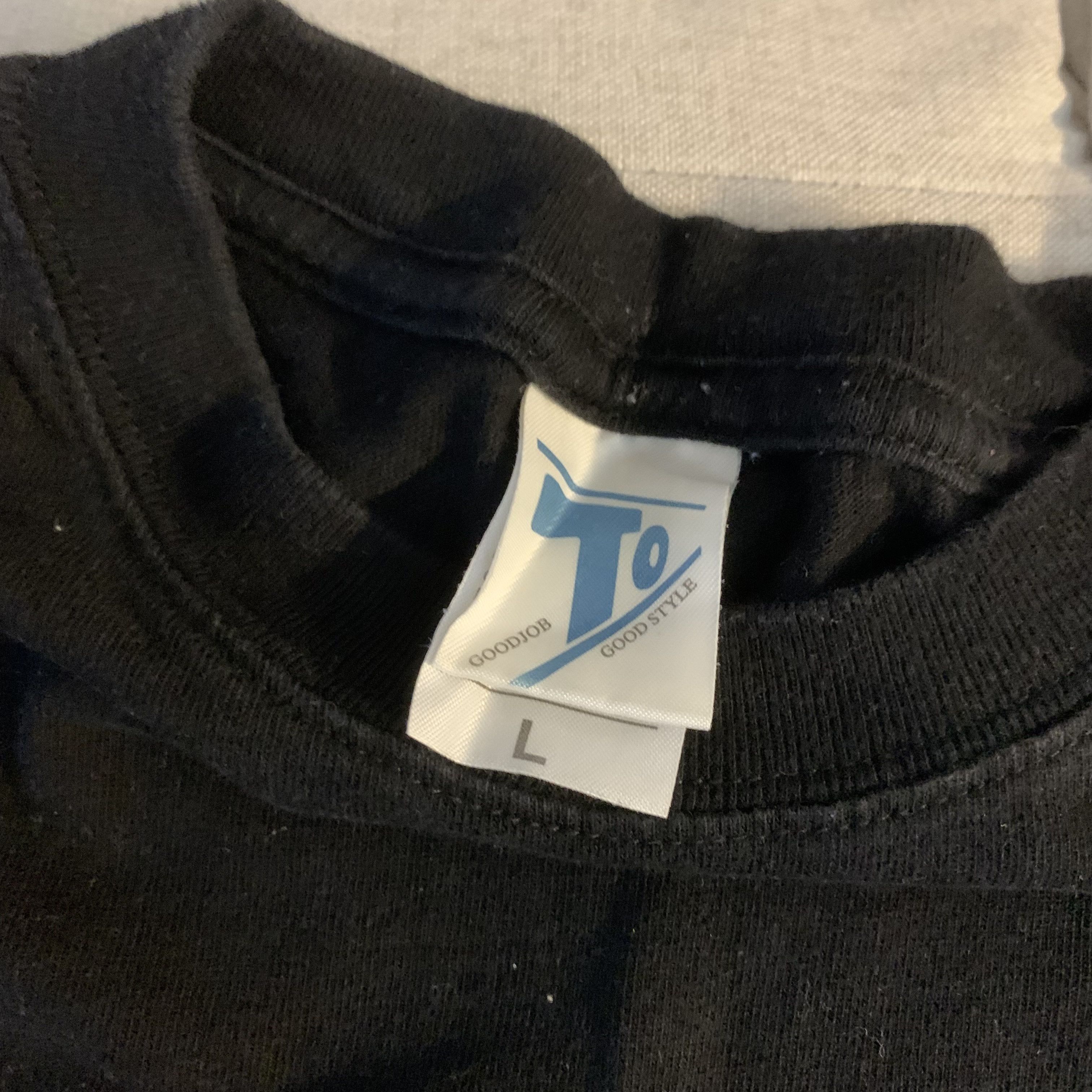 Vintage Vintage Ninja Black Tee Large Japan Size US L / EU 52-54 / 3 - 3 Thumbnail