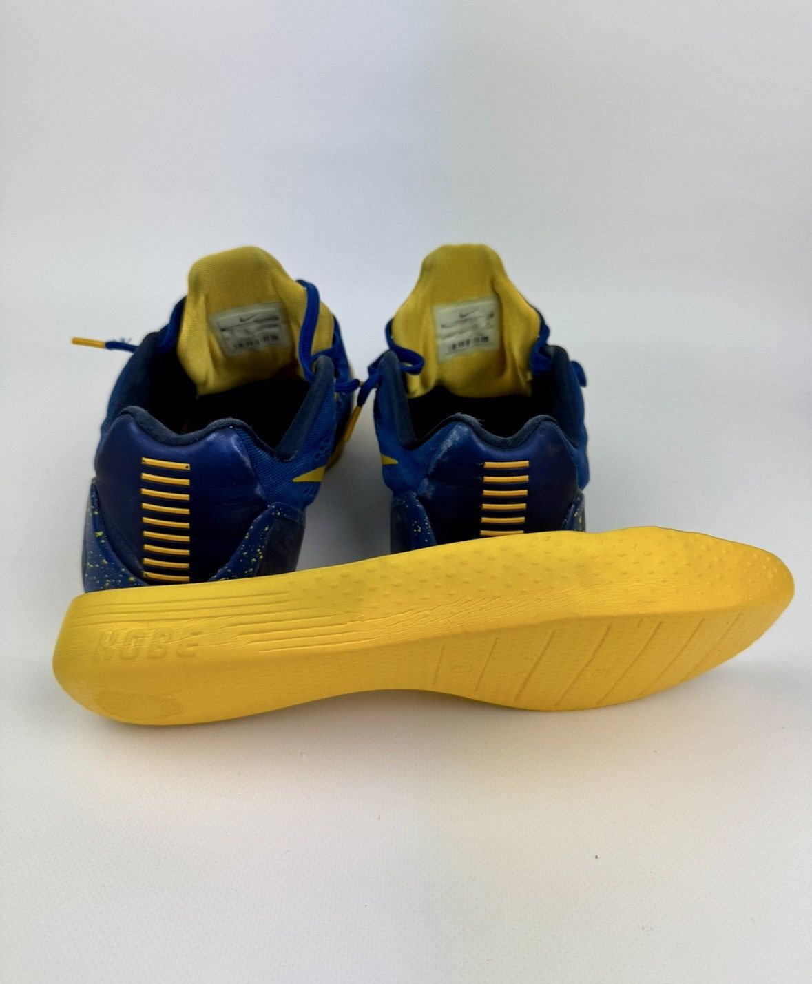 Nike Nike Kobe 9 EM Gym Blue University Gold Men's #646701-474 Size US 10 / EU 43 - 9 Thumbnail