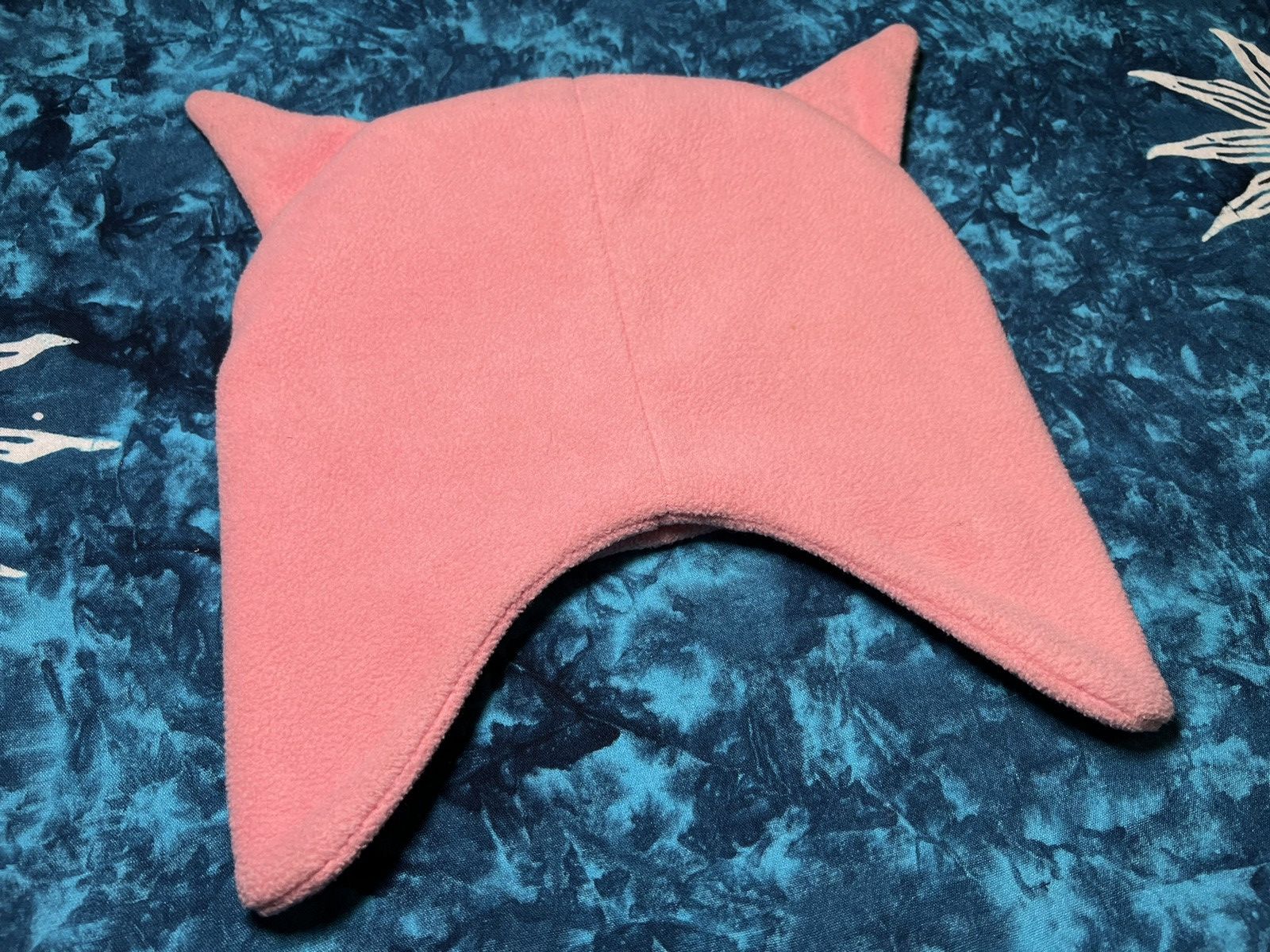 Japanese Brand Y2K Pink Cat Beanie Hat Fleese Cap Size ONE SIZE - 6 Thumbnail