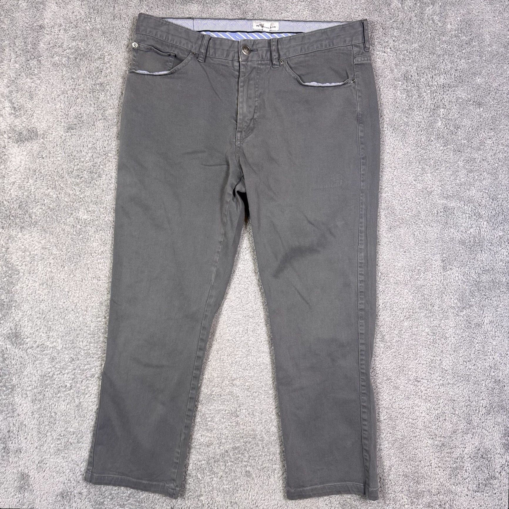 Peter Millar Peter Millar Ultimate Sateen Five-Pocket Pants Men's 34x26 Chino Trouser MF19B39 Size US 34 / EU 50 - 2 Thumbnail