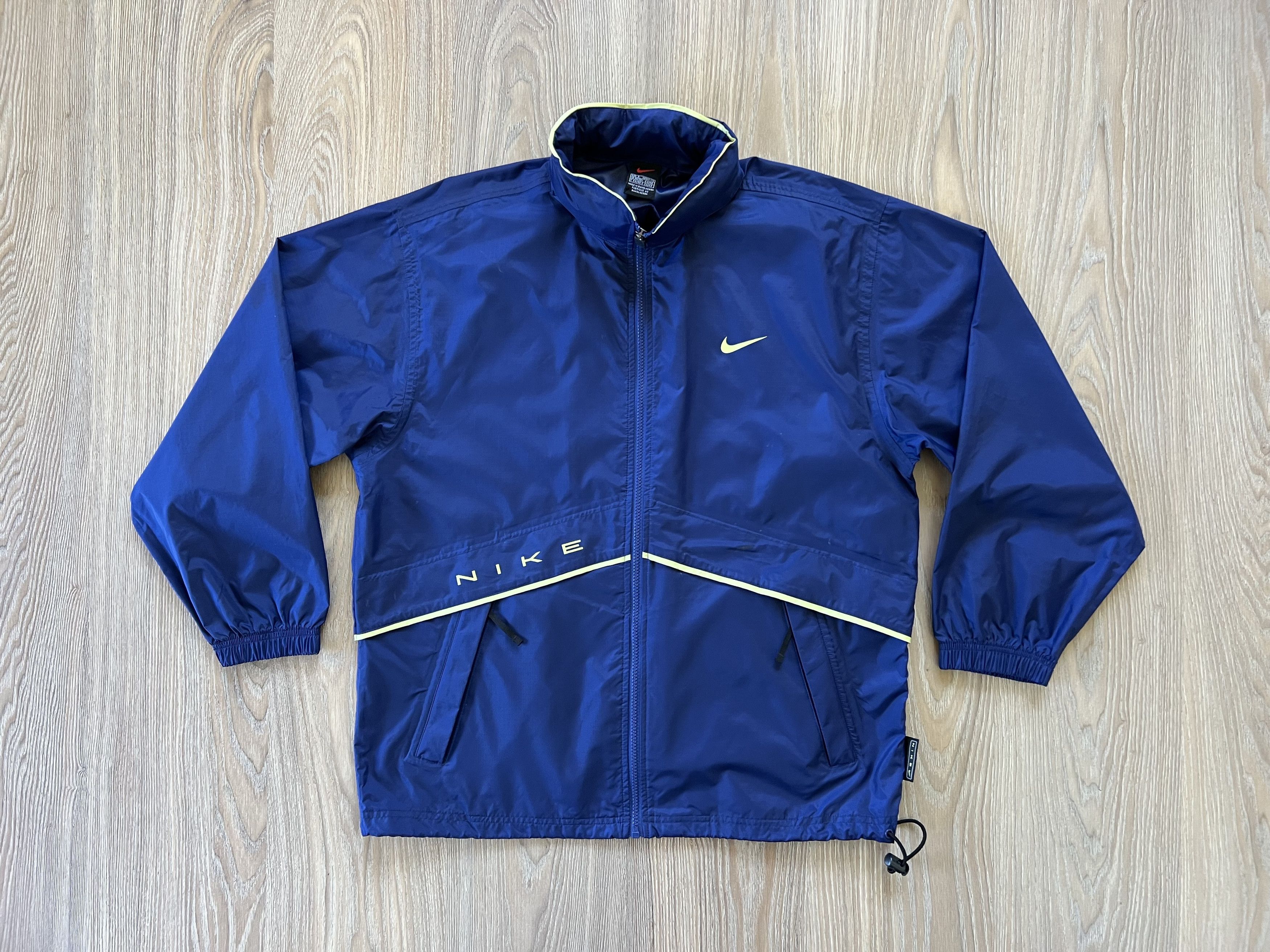 Nike × Vintage Vintage 90s Nike Windbreaker Zip Up Size US M / EU 48-50 / 2 - 9 Thumbnail