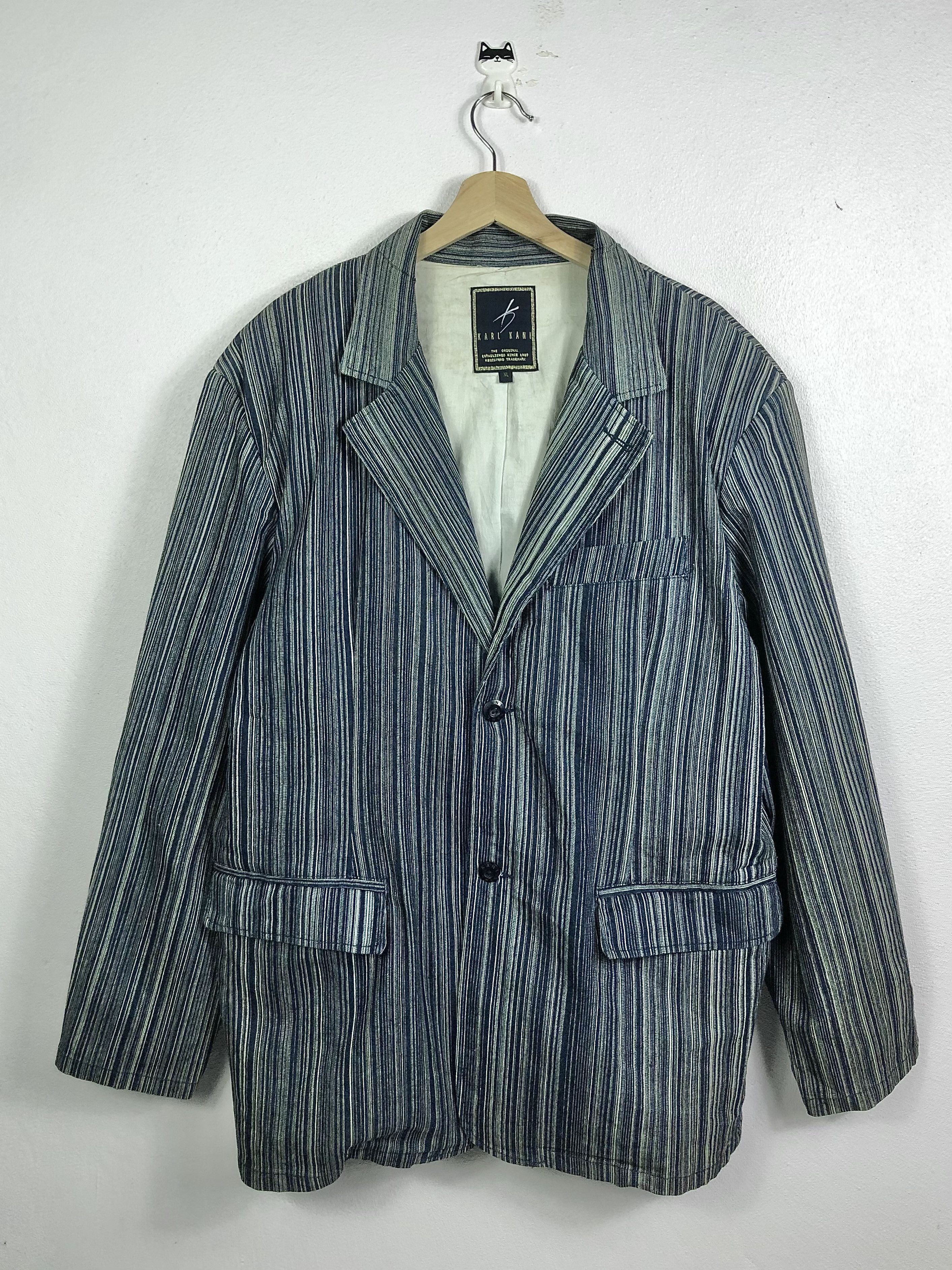 Karl Kani Rare Vintage Karl Kani Jacket Nice Design Chambray Size US XL / EU 56 / 4 - 1 Thumbnail
