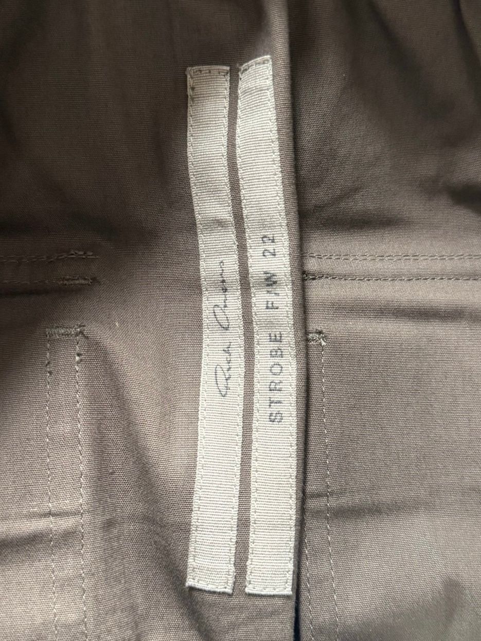 Rick Owens AW2022 Rick Owens ‘Strobe’ Dust Brown Drawstring Berlin Pants Size US 30 / EU 46 - 2 Thumbnail