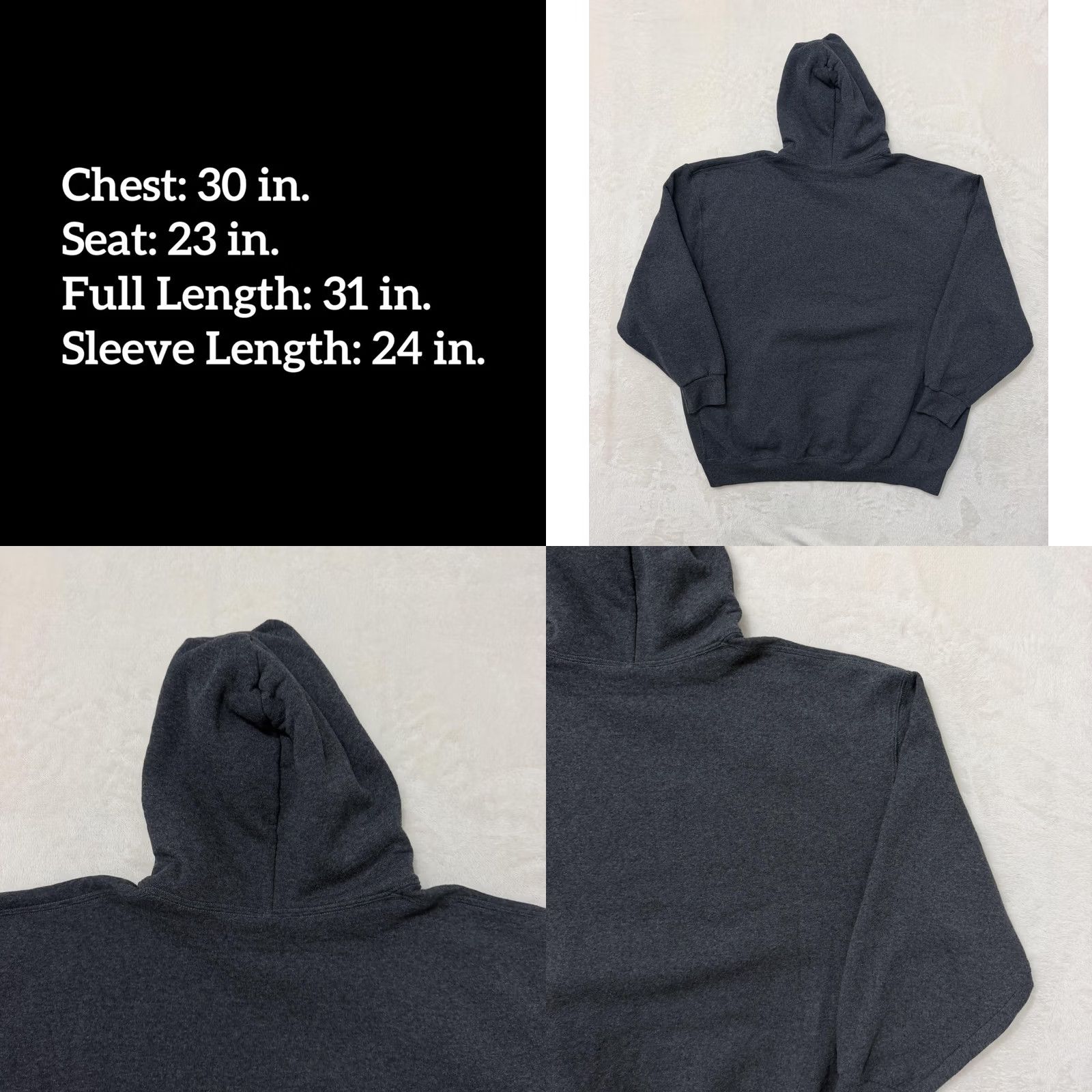 Russell Athletic Russell Athletic Hoodie Mens 4XL Gray Sweater Fleece Pullover Kangaroo Pocket Size US XXL / EU 58 / 5 - 8 Thumbnail