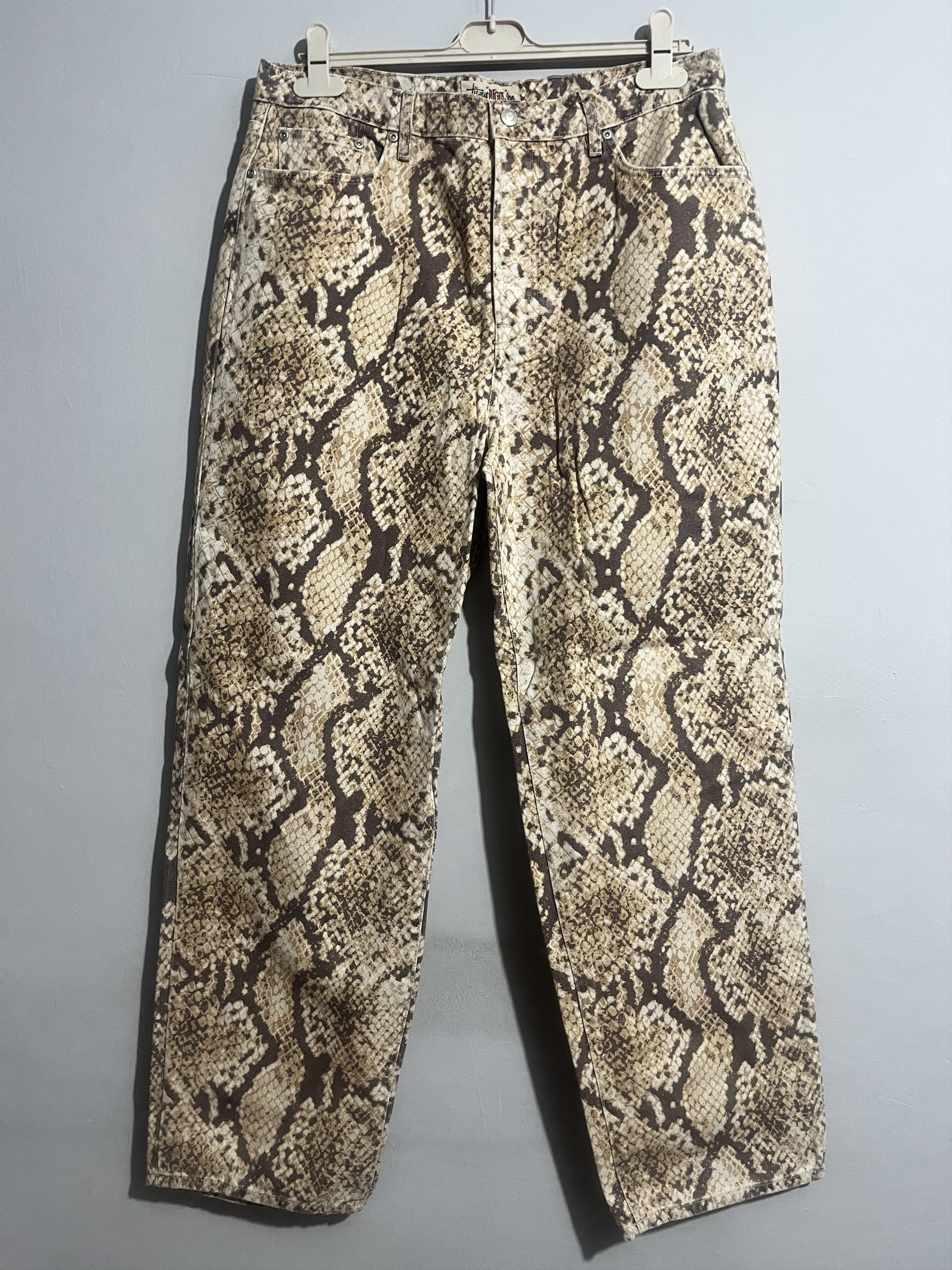 Stussy Stussy snake efect jean Size US 34 / EU 50 - 4 Thumbnail