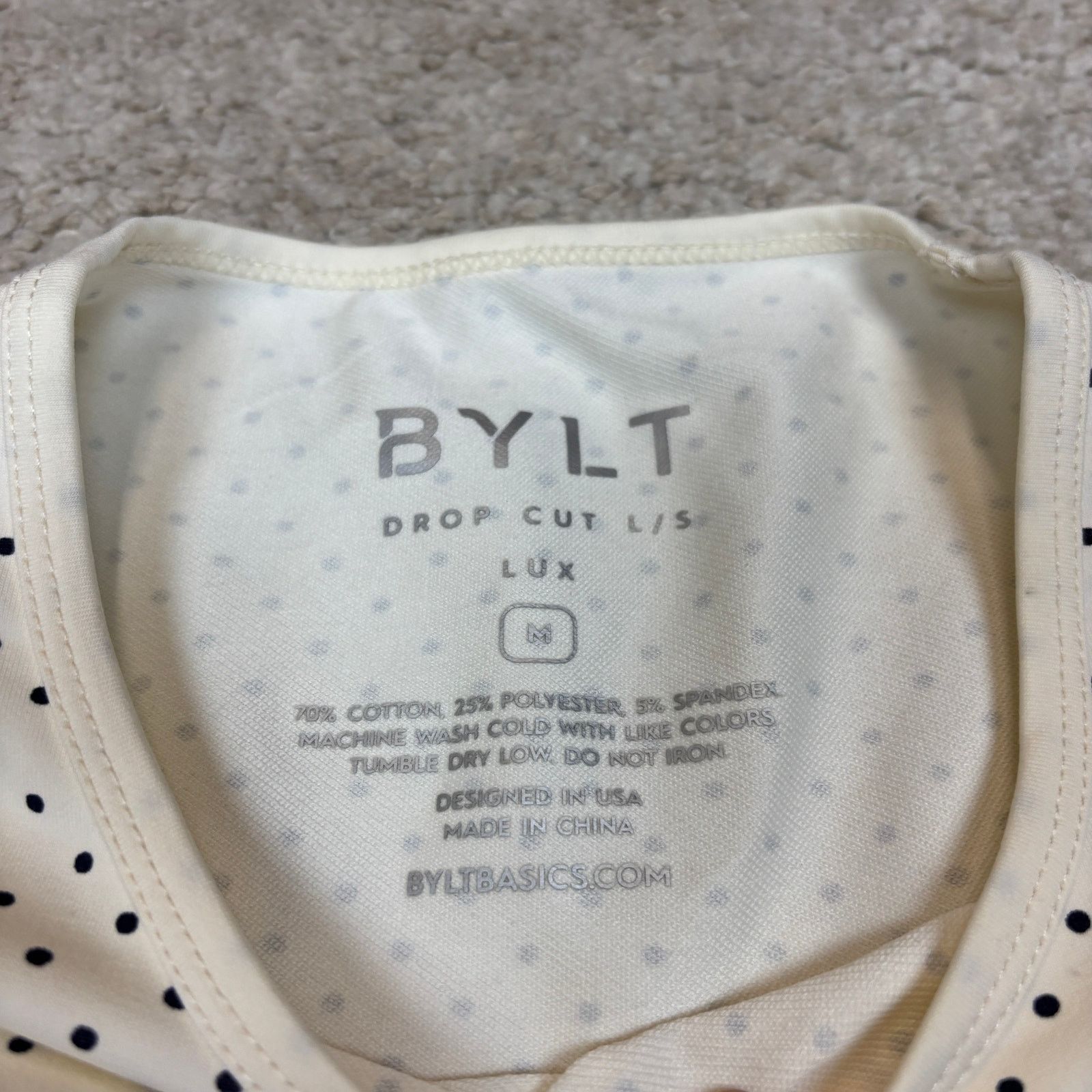 Other Bylt Drop Cut Lux Long Sleeve Polka Dot Shirt Men's Medium Size US M / EU 48-50 / 2 - 4 Thumbnail