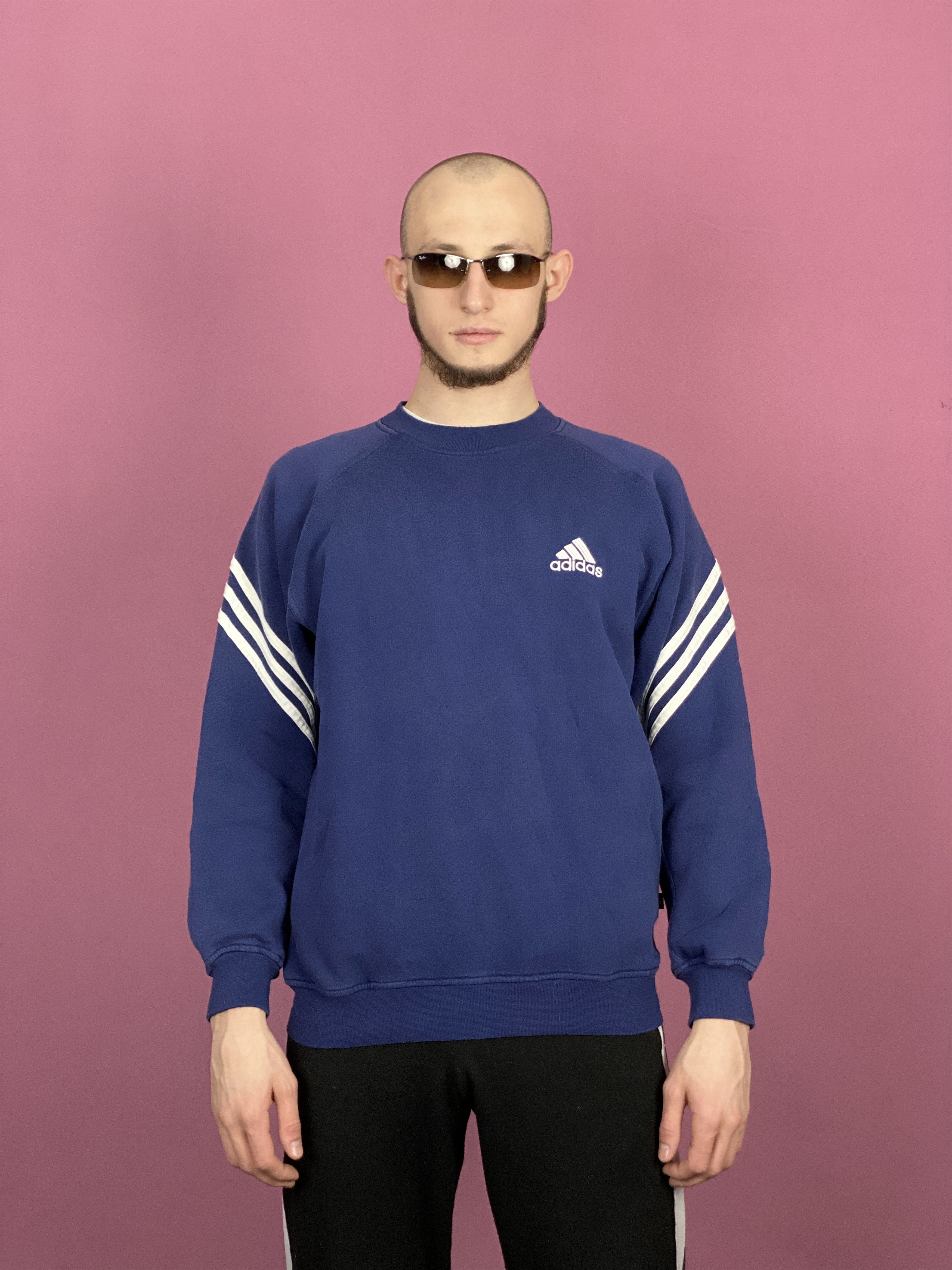Adidas × Vintage 90s Adidas Vintage Men's Sweatshirt - M Size US M / EU 48-50 / 2 - 1 Thumbnail