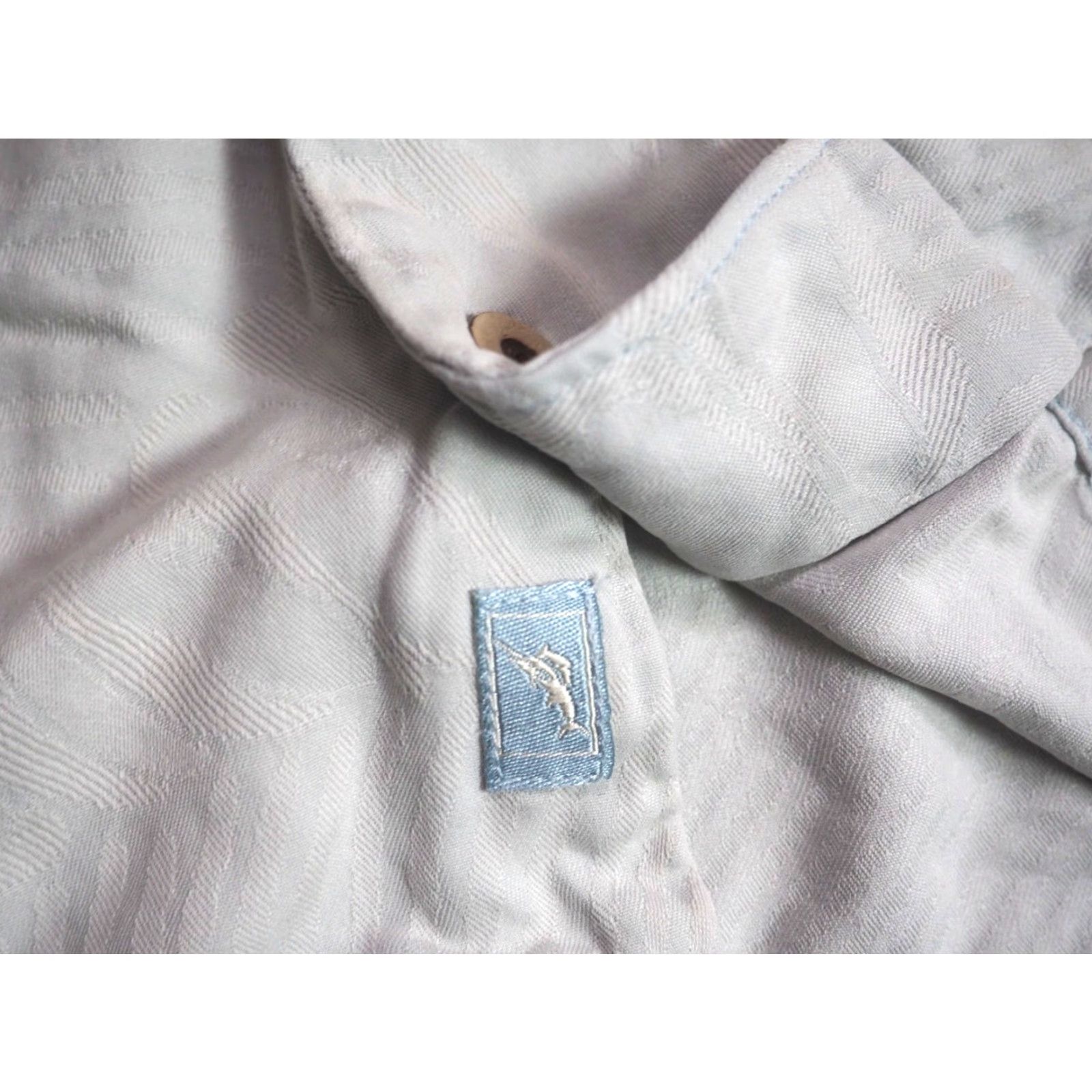 Tommy Bahama VINTAGE Tommy Bahama Shirt Parrot Golf Silk Hawaiian Button-Up Short Sleeve M Blue Size US M / EU 48-50 / 2 - 7 Thumbnail