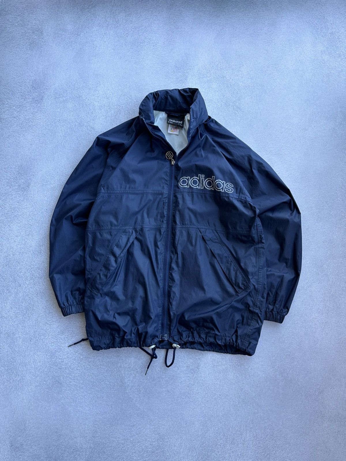 Adidas Vintage Adidas Nylon 90s Big Logo Jacket Size US S / EU 44-46 / 1 - 1 Thumbnail