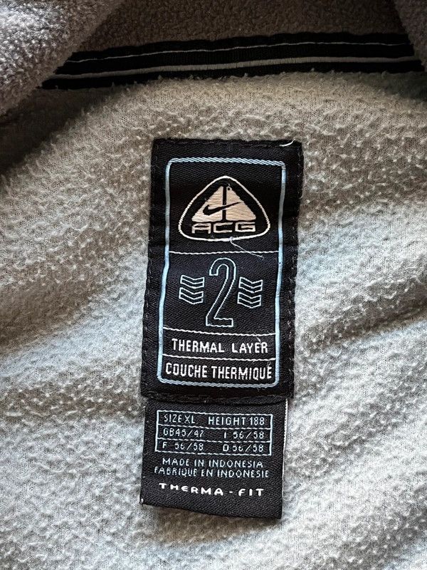 Nike ACG OG Nike ACG Sz XL Fleece Jacket Gorpcore Grey Vintage 2000 Size US XL / EU 56 / 4 - 2 Thumbnail