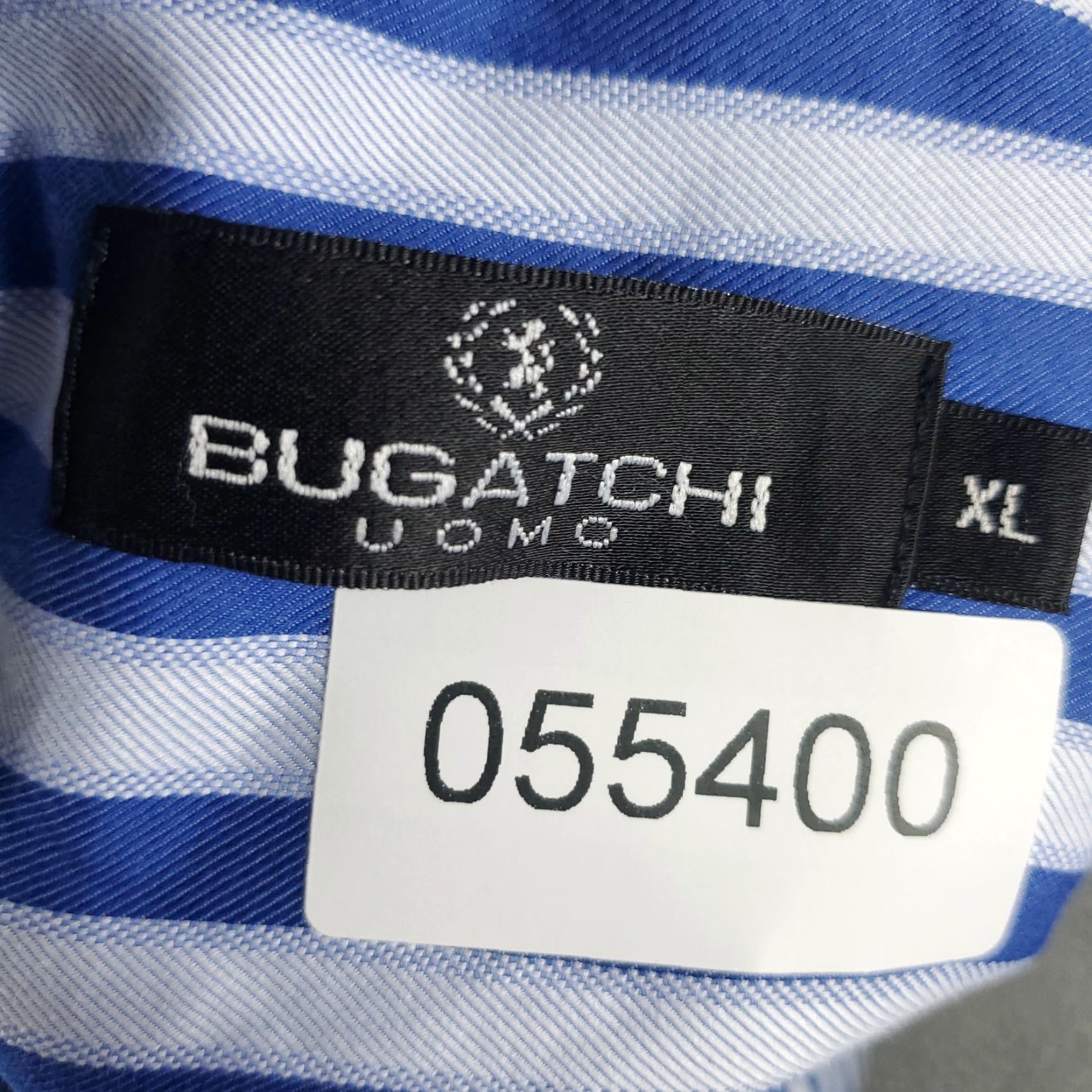 BUGATCHI Bugatchi Uomo Shirt Mens XL Blue Striped Button-Up Long Sleeve Casual Modern Size US XL / EU 56 / 4 - 8 Thumbnail
