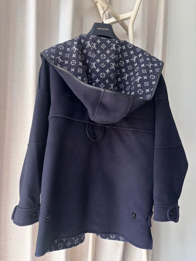 Louis Vuitton Louis Vuitton Hooded wool reversible parka Size XS / US 0-2 / IT 36-38 - 3 Thumbnail