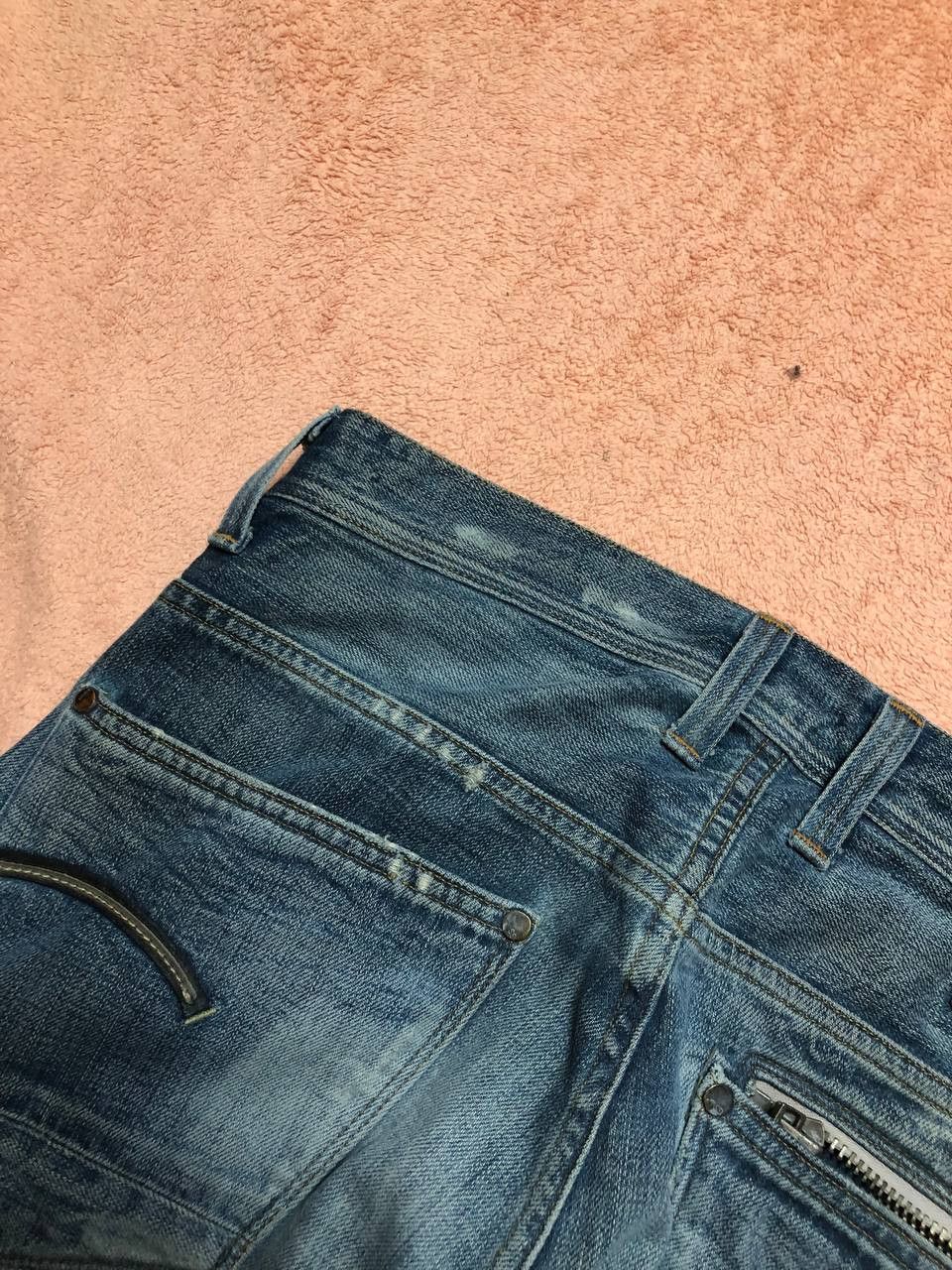 G-Star Vintage G-Star Raw blue jeans crazy Y2K streetwear Size US 30 / EU 46 - 19 Thumbnail