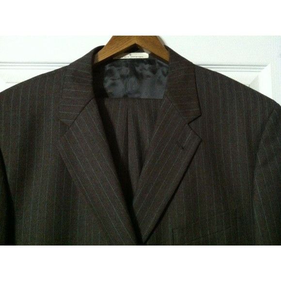 Joseph Abboud JOSEPH ABBOUD MEN'S 100%WOOL SUIT JACKET(46) PANTS:40/33 Size 46R - 4 Thumbnail
