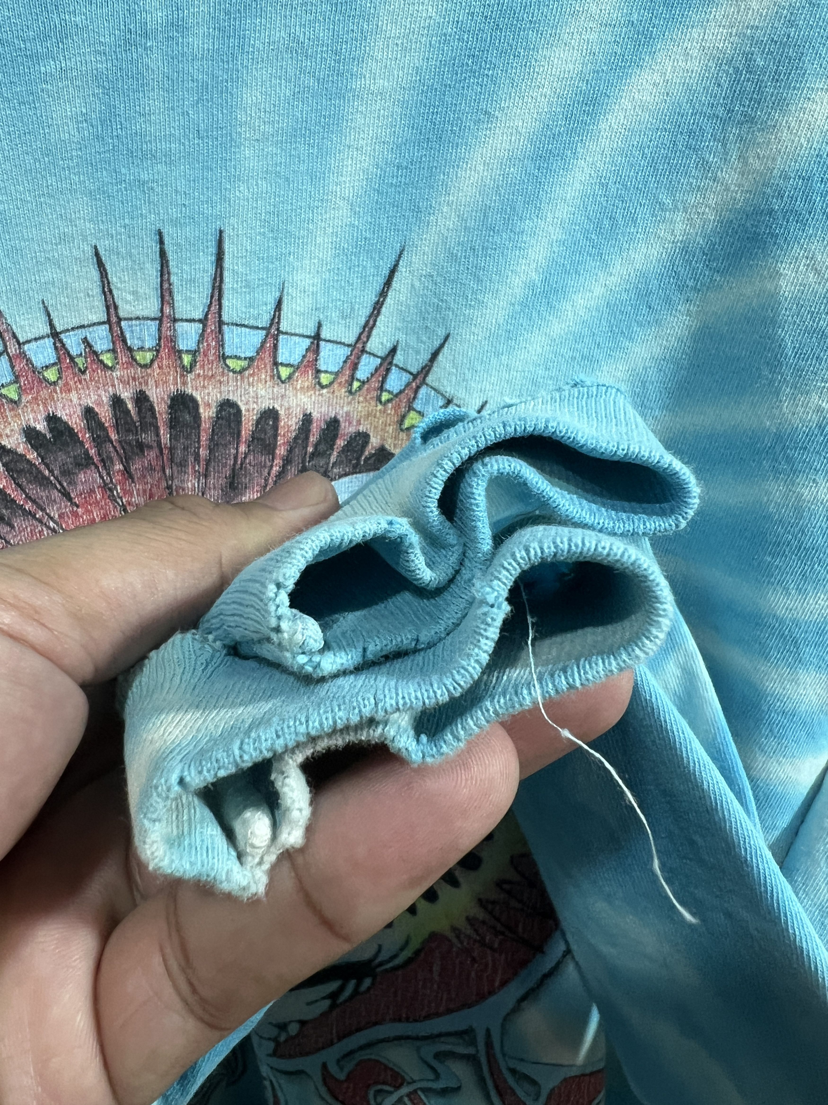 Band Tees Vintage 90s Grateful Dead L/S Tie Dye Band Tee (M) GTME646 Size US M / EU 48-50 / 2 - 4 Thumbnail