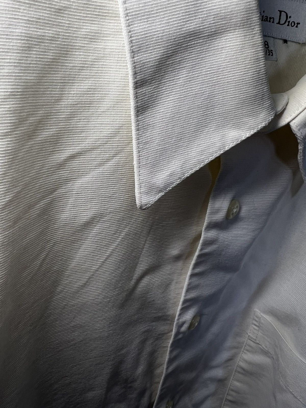 Dior Vintage Christian Dior 100%cotton button up longsleeve shirt Size US XL / EU 56 / 4 - 11 Thumbnail