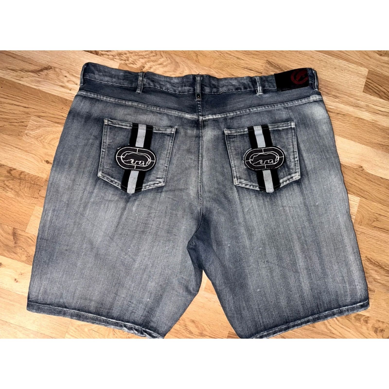 Ecko Unltd. VINTAGE Ecko Unltd. Shorts Dark Wash Baggy Skater Streetwear Jorts Size 46 Mens Size US 30 / EU 46 - 4 Thumbnail
