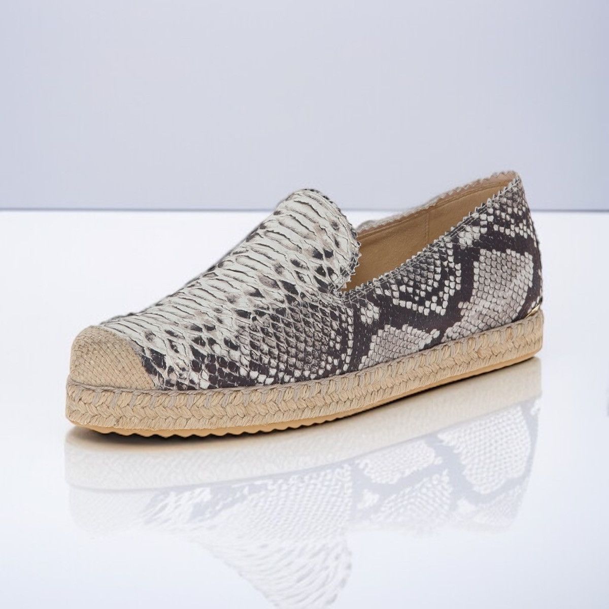 Stuart Weitzman Stuart Weitzman Catalan snakeskin espadrille slip on sneaker Size US 8.5 / IT 38.5 - 1 Thumbnail