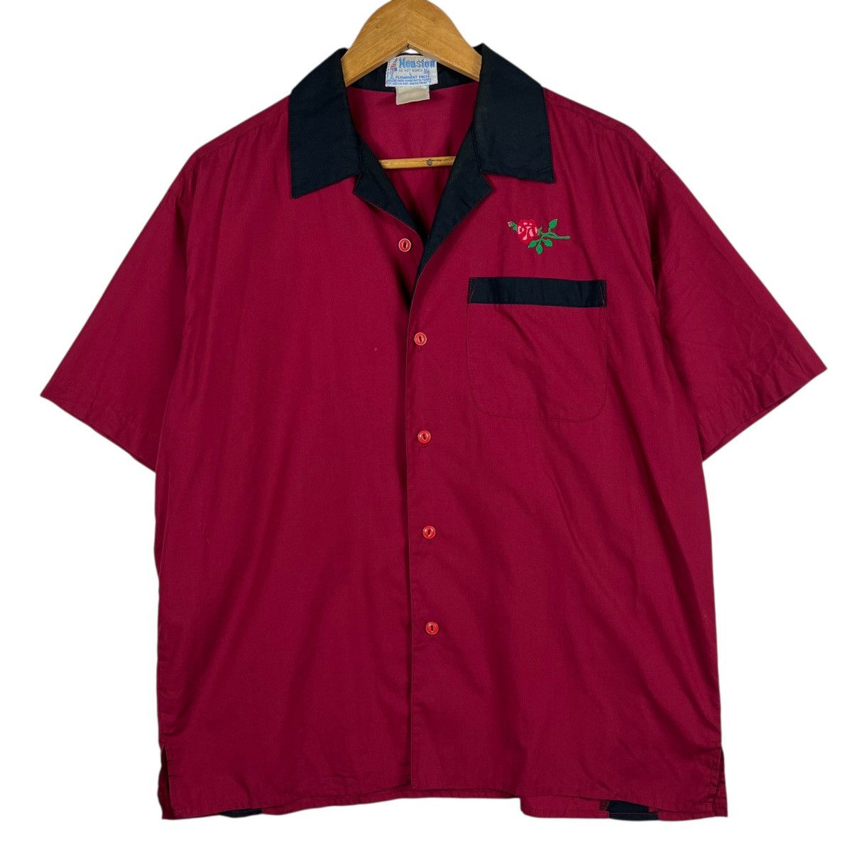 Vintage Vintage Houston Bowling Shirt Embroidery Logo Size US L / EU 52-54 / 3 - 3 Thumbnail