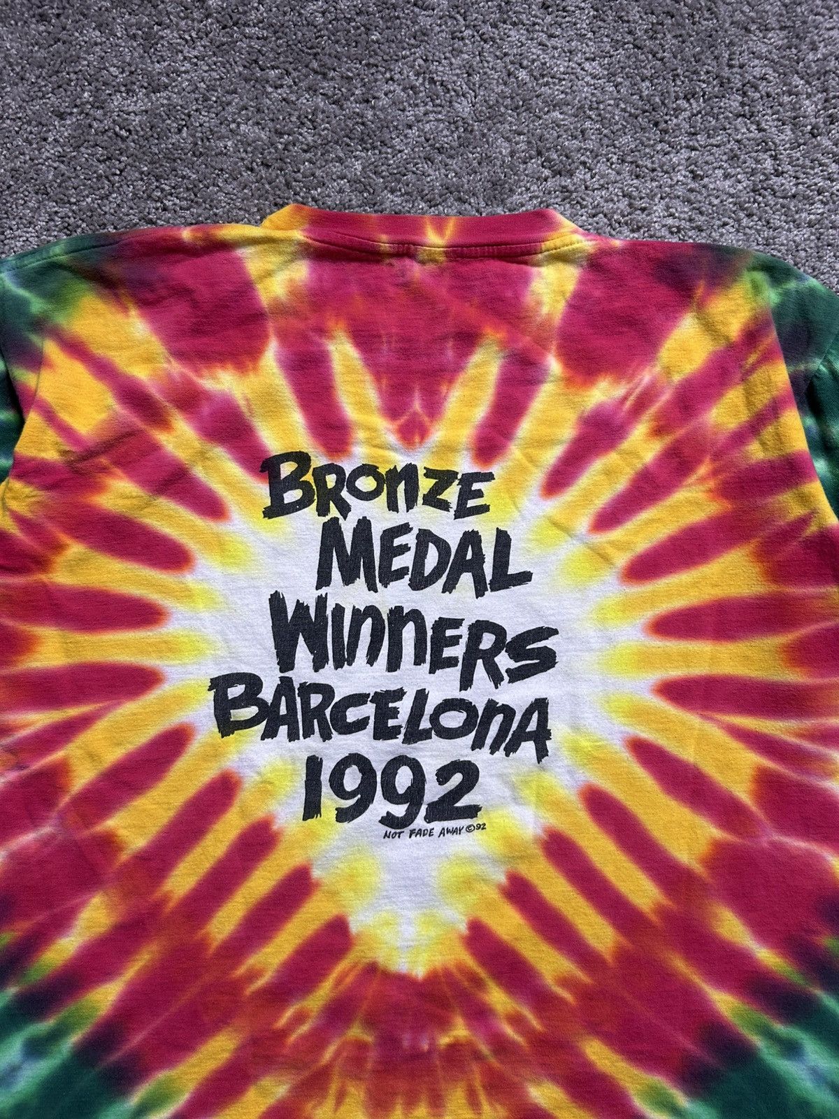 Vintage Vintage 90s Grateful Dead Lithuania Tie Dye Tee 1992 Sports Size US XL / EU 56 / 4 - 8 Thumbnail