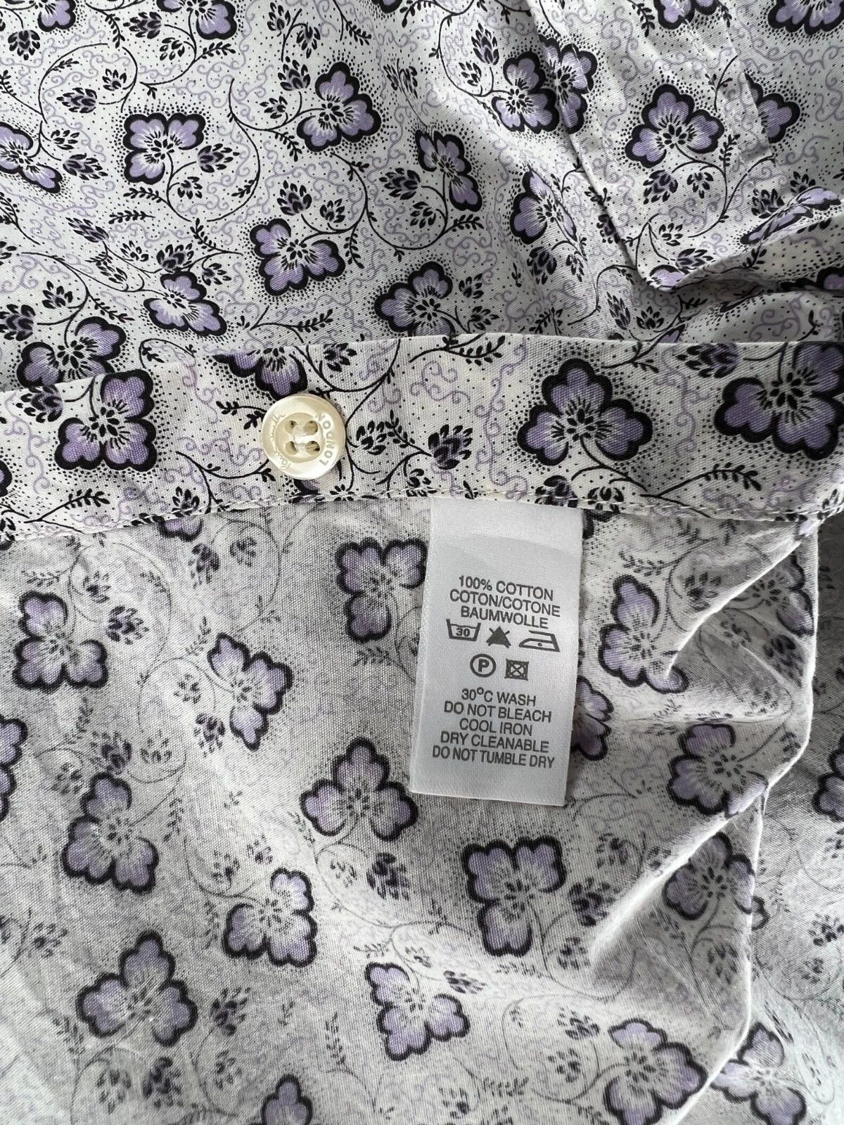 Paul Smith Paul Smith London Men Floral Pattern Long Sleeve Shirt Size US M / EU 48-50 / 2 - 14 Thumbnail