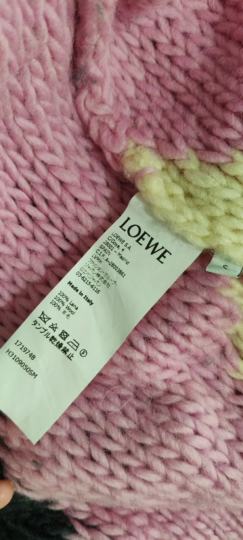 Loewe Loewe Colorful thick yarn sweater Size S / US 4 / IT 40 - 6 Thumbnail