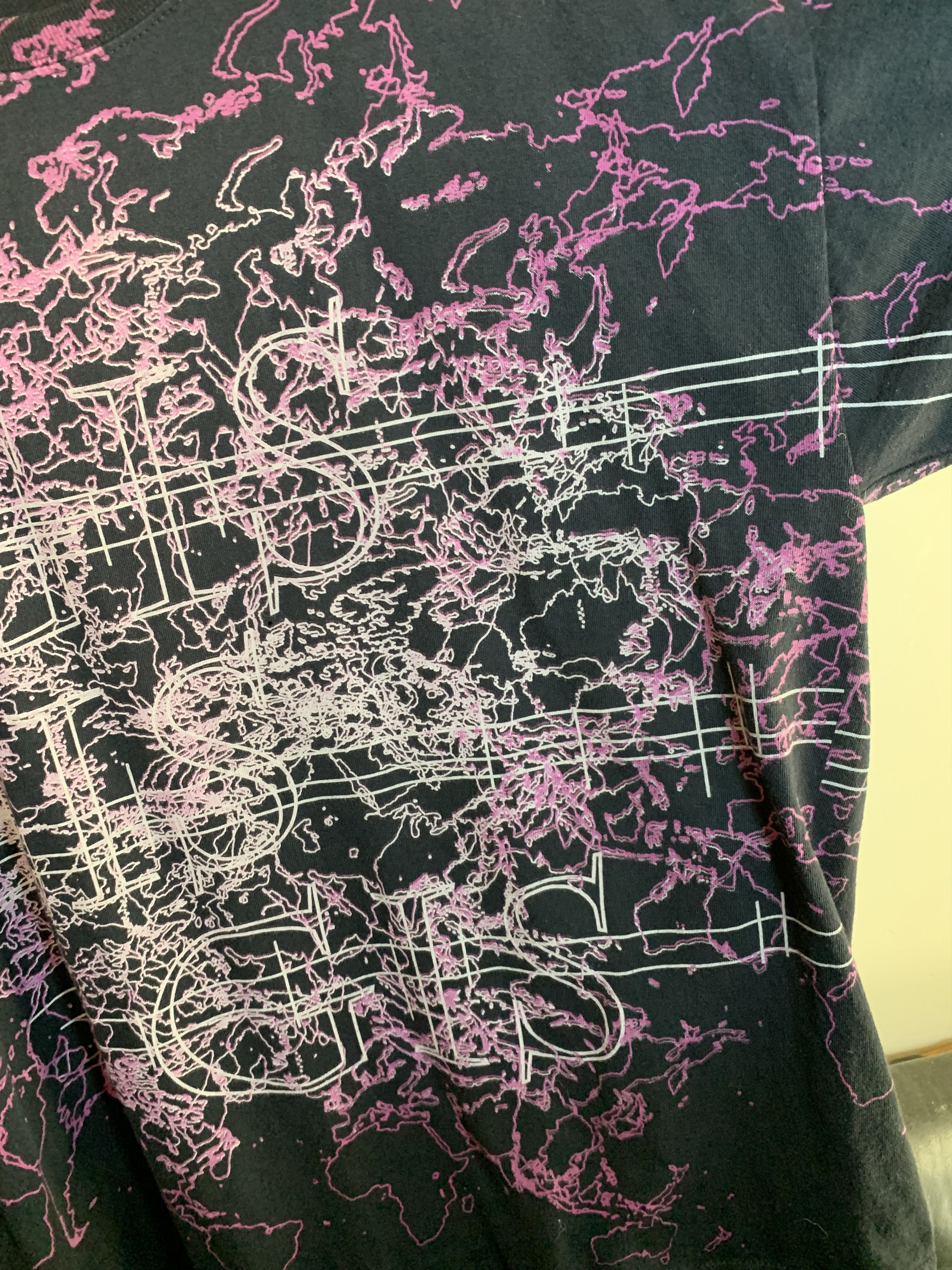 Vintage RARE Vintage GIS Geographic Info System Topography Art Shirt Size US XL / EU 56 / 4 - 5 Thumbnail