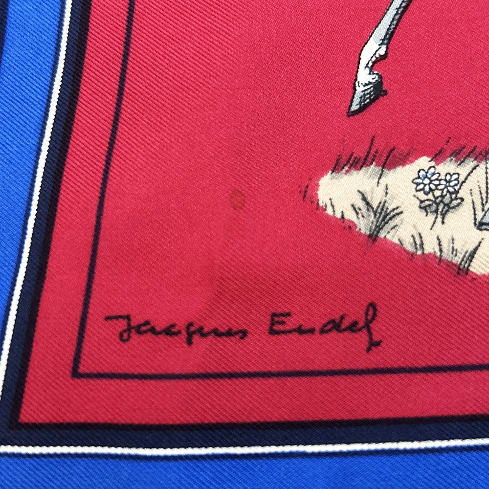 Hermes Hermès Scarf Couvertures Tenues Jour Horse Equestrian Silk Size ONE SIZE - 10 Thumbnail