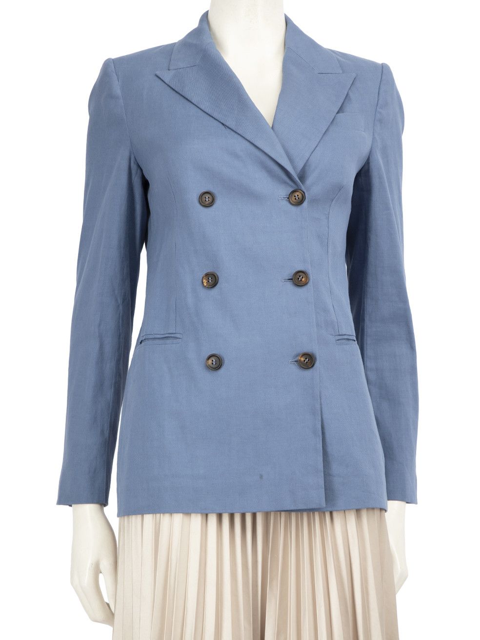 Blue Double Breasted Jacket