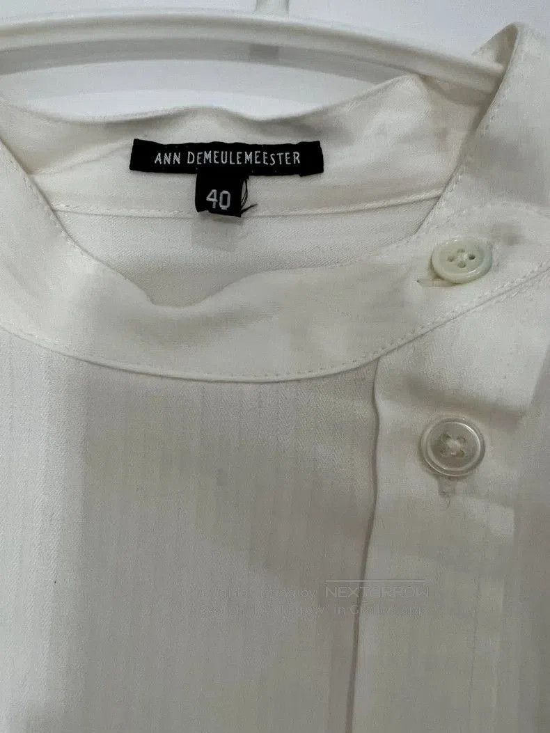 Ann Demeulemeester Ann Demeulemeester White Button-Up Shirt-dmc. Size US M / EU 48-50 / 2 - 3 Thumbnail