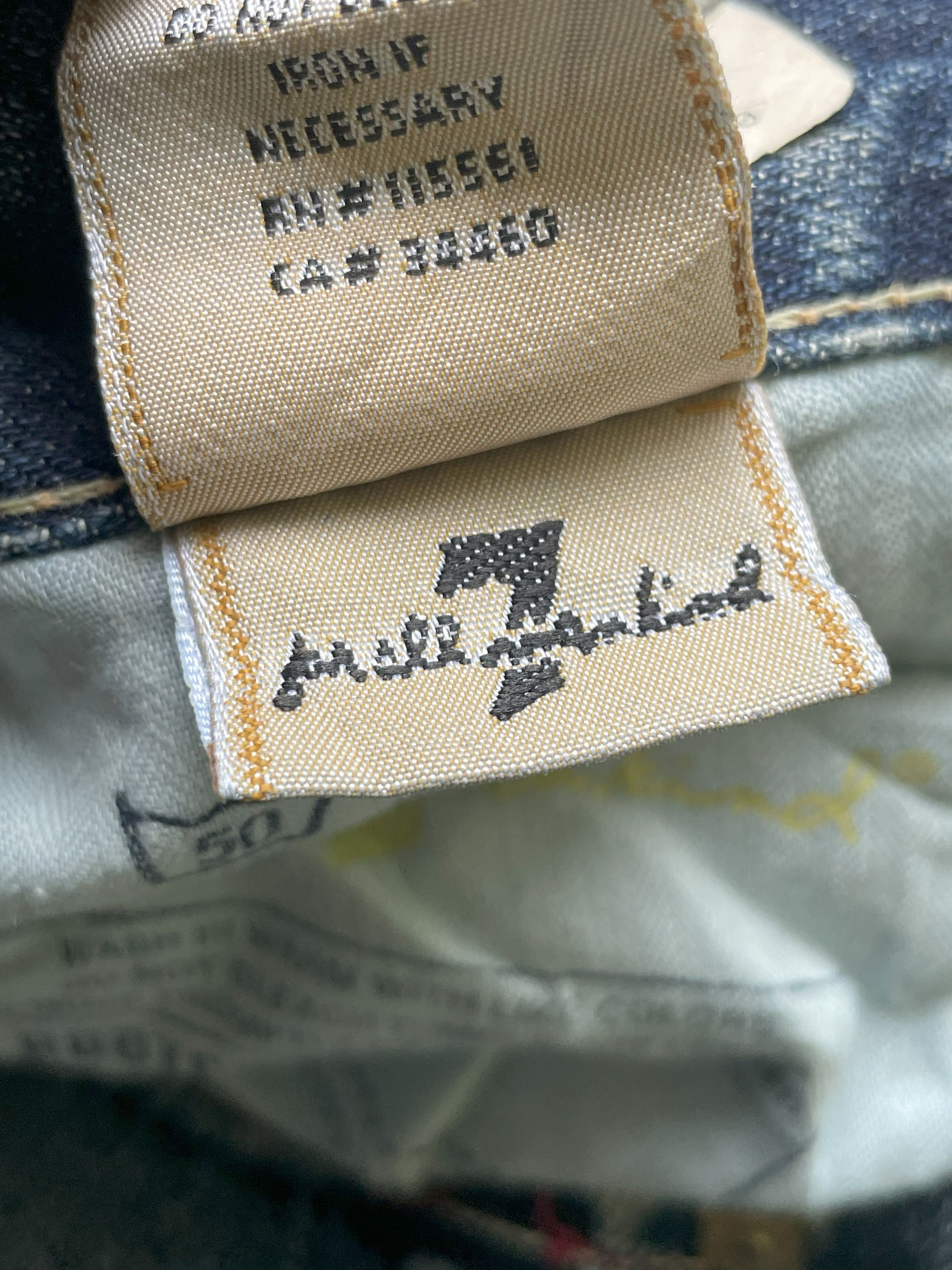 7 For All Mankind Flare 7 For All Mankind Distresed Denim Size 29" - 17 Thumbnail