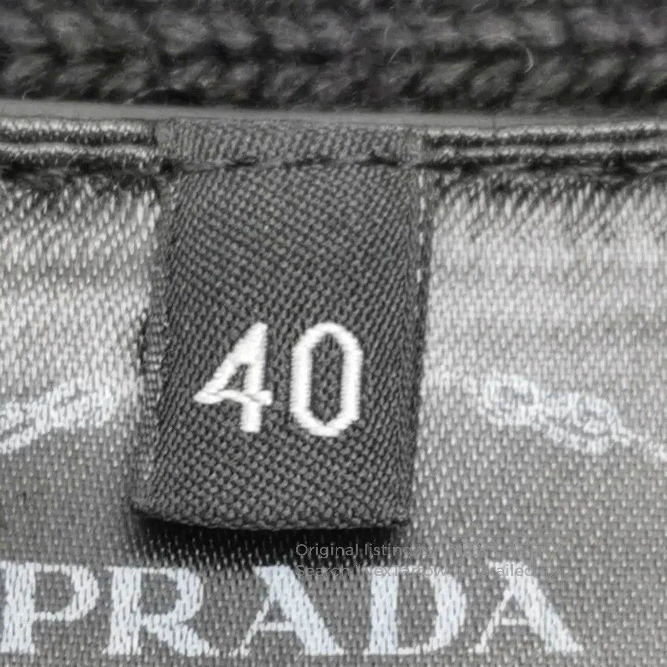 Prada Prada Black Wool Blend Midi Skirt . Size 39" - 6 Thumbnail