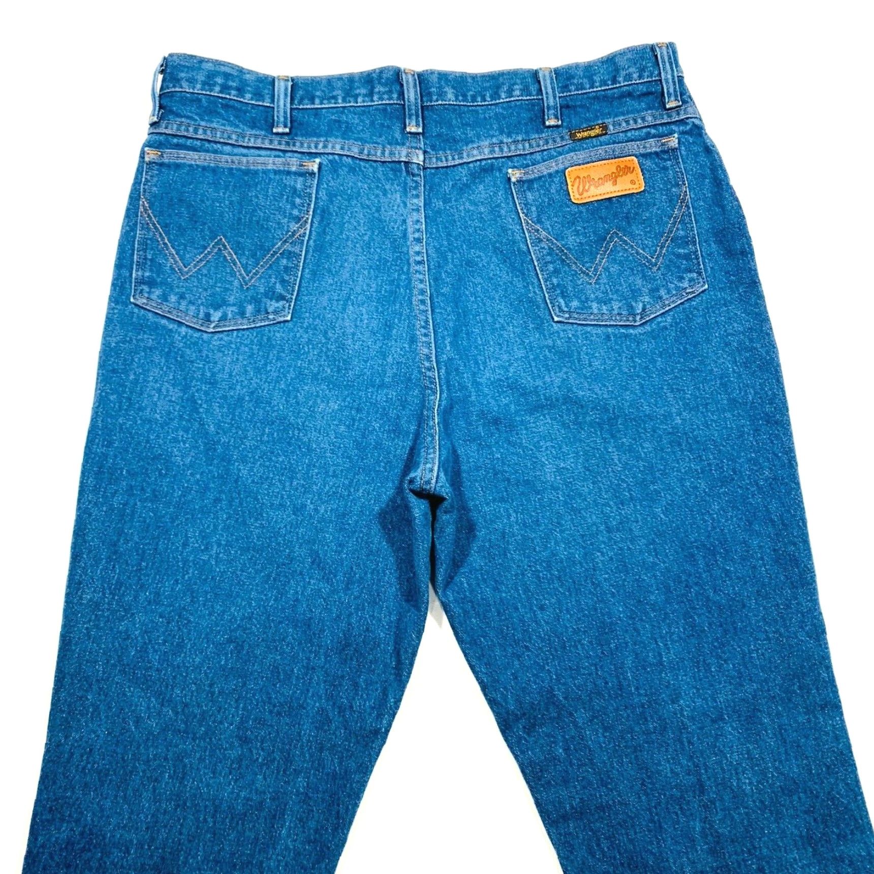 Wrangler VINTAGE Wrangler Blue Bell Jeans Western Cowboy 38x36 Regular Mens Blue Denim 5-Pocket 100% Cotton NWOT Size US 38 / EU 54 - 2 Thumbnail