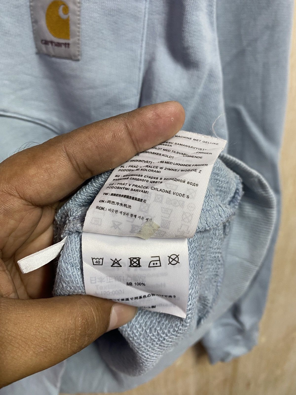 Carhartt Carhartt WIP Pocket Sweatshirt in a storm blue Size US XL / EU 56 / 4 - 5 Thumbnail