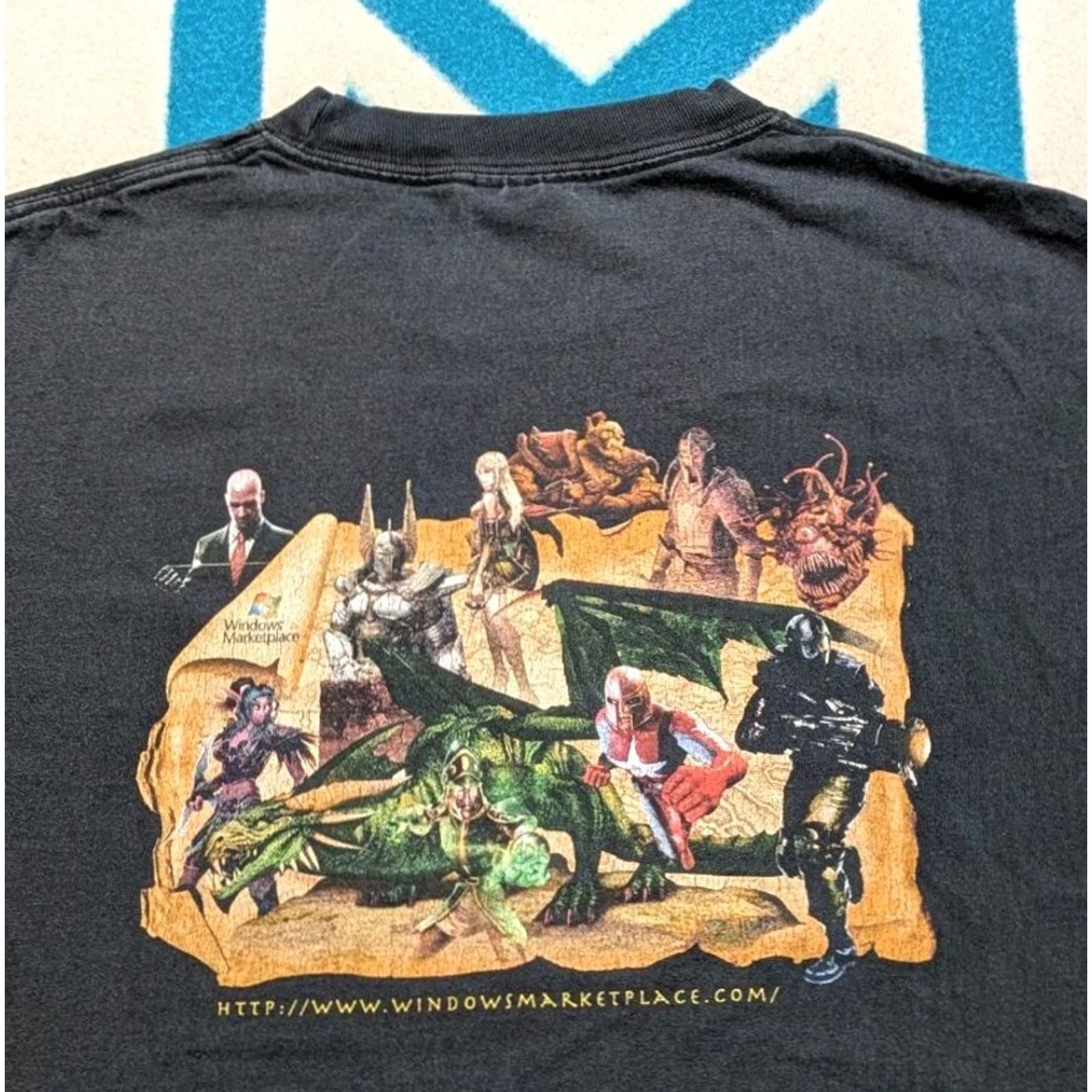 Halo VINTAGE Microsoft Shirt Medium Mens Captain America Halo Hitman PC Gaming 90s Size US M / EU 48-50 / 2 - 2 Thumbnail