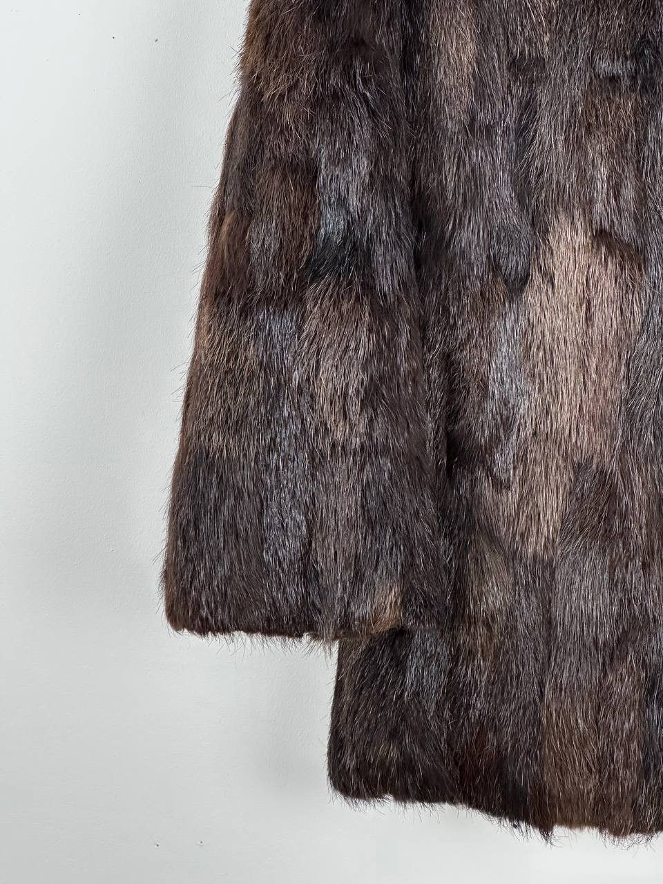 Vintage Vintage Real Fur Coat Luxury Brown Size L / US 10 / IT 46 - 7 Thumbnail