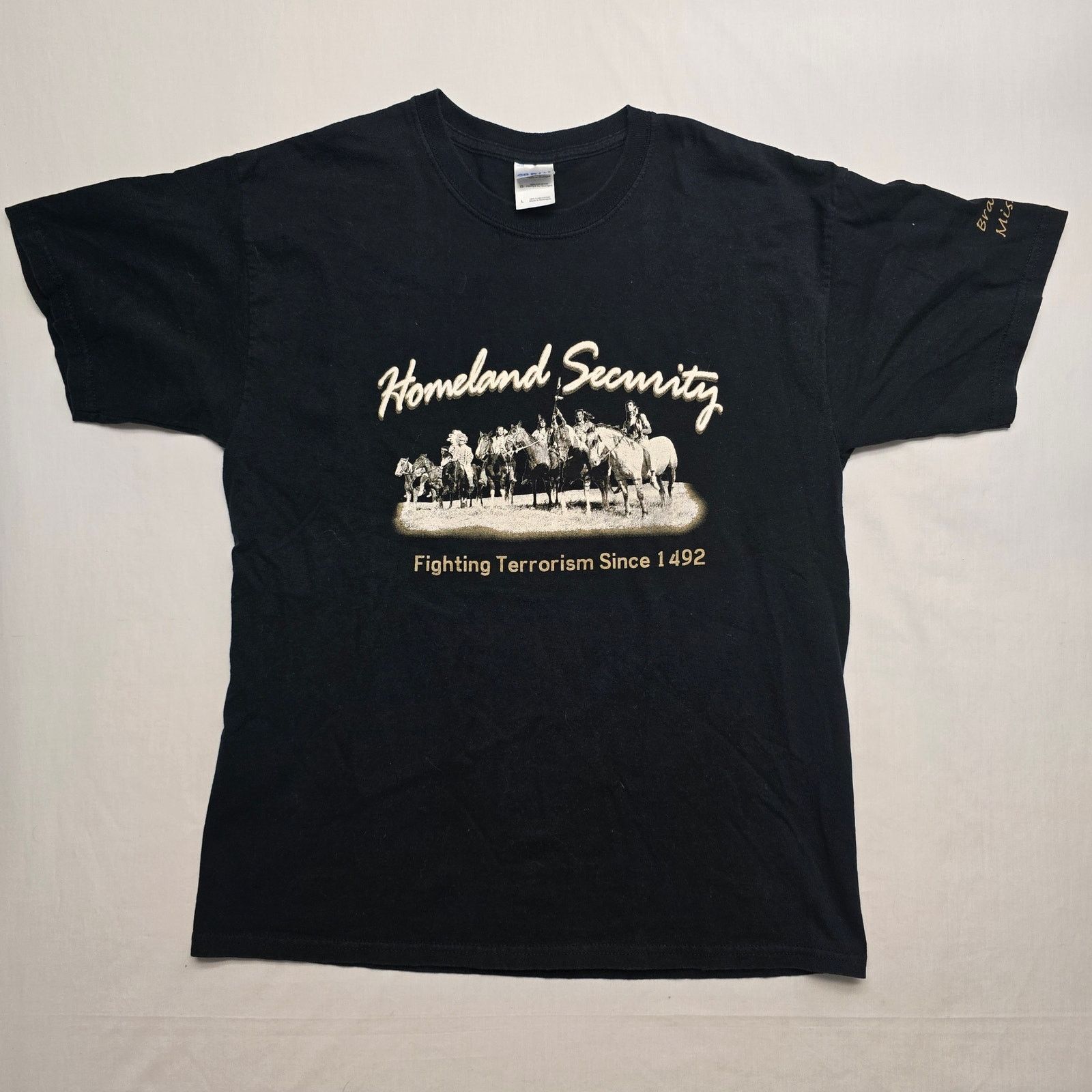 Other Vintage Homeland Security Shirt Branson Missouri Black L Tee Size US L / EU 52-54 / 3 - 1 Thumbnail