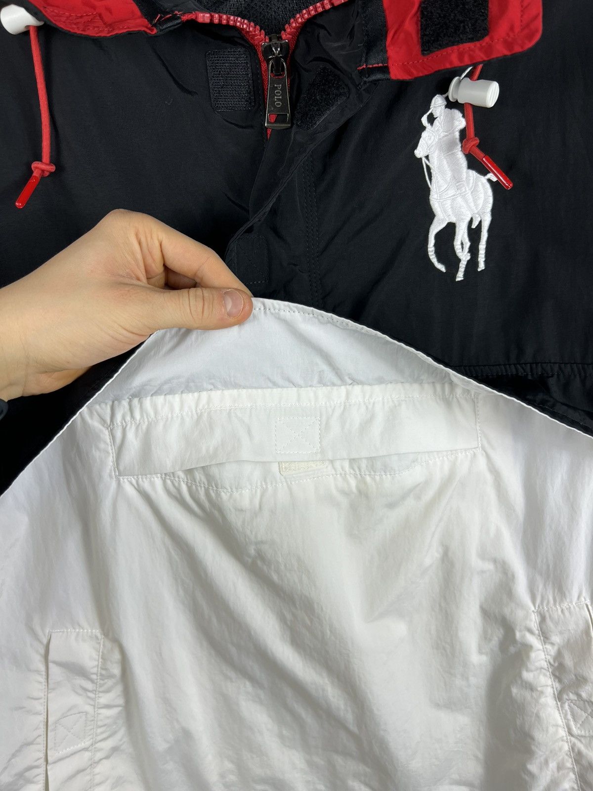 Polo Ralph Lauren Polo Ralph Lauren big pony logo nylon hoodie jacket anorak Size US S / EU 44-46 / 1 - 20 Thumbnail