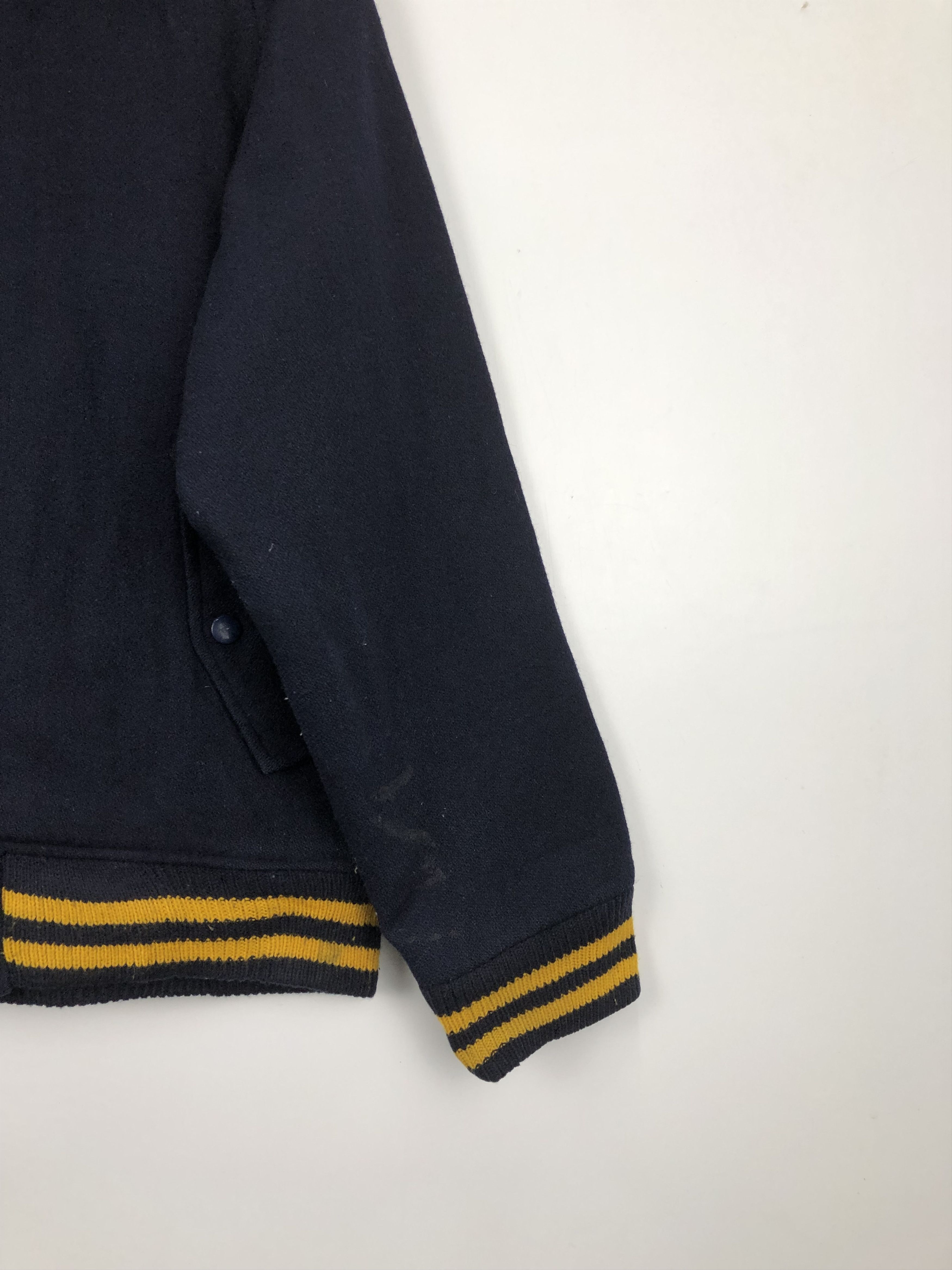 Vintage Vintage 90s Eight Club Wool Varsity Jacket V0327 Size US M / EU 48-50 / 2 - 5 Thumbnail