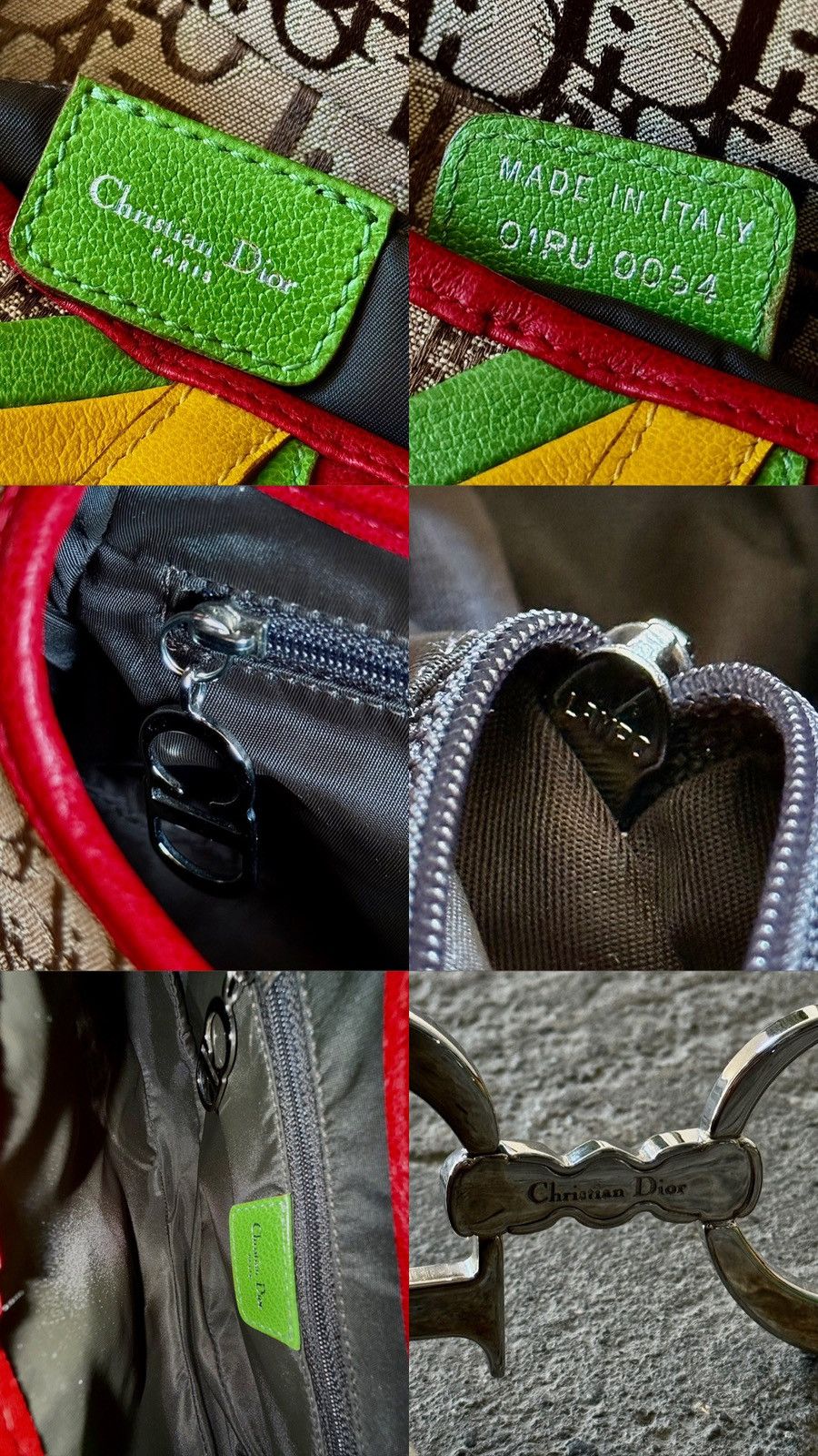 Dior Rare Dior - John Galliano - 2004 - Rasta Saddle Bag Size ONE SIZE - 21 Thumbnail