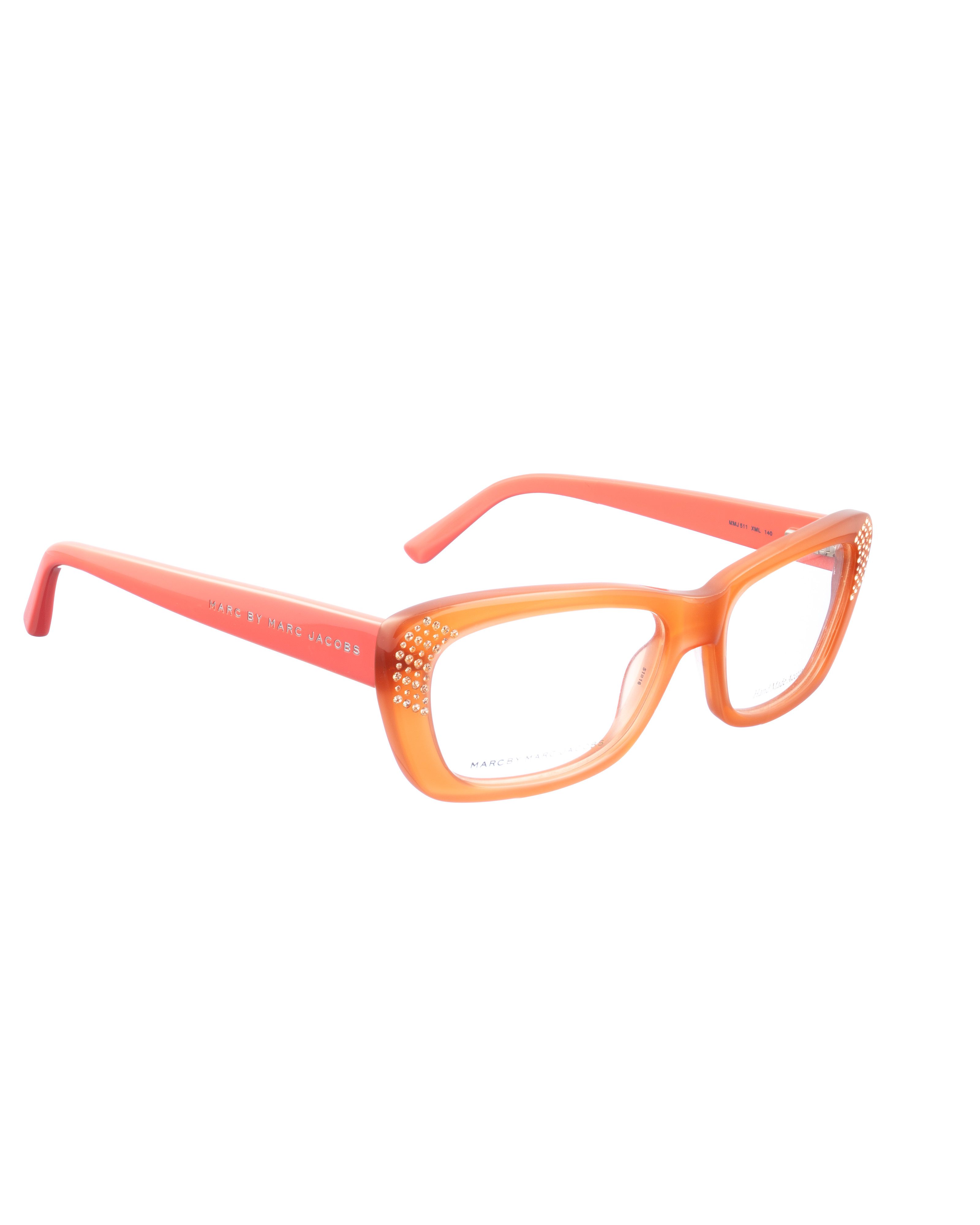 Marc by Marc Jacobs Marc by Marc Jacobs 00s Coral Cat-Eye Glasses Size ONE SIZE - 3 Thumbnail